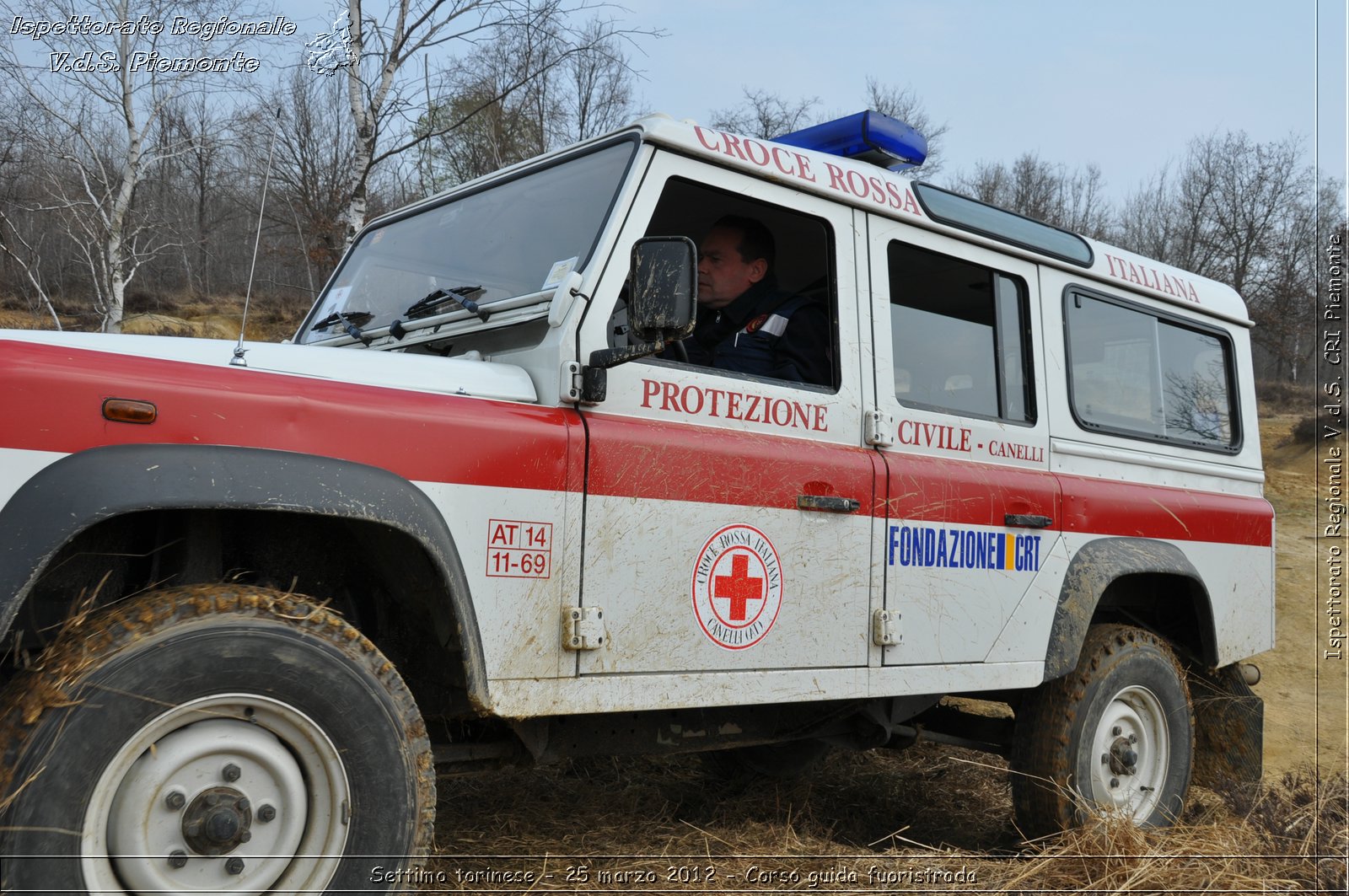 Settimo torinese - 25 marzo 2012 - Corso guida fuoristrada - Croce Rossa Italiana - Ispettorato Regionale Volontari del Soccorso Piemonte