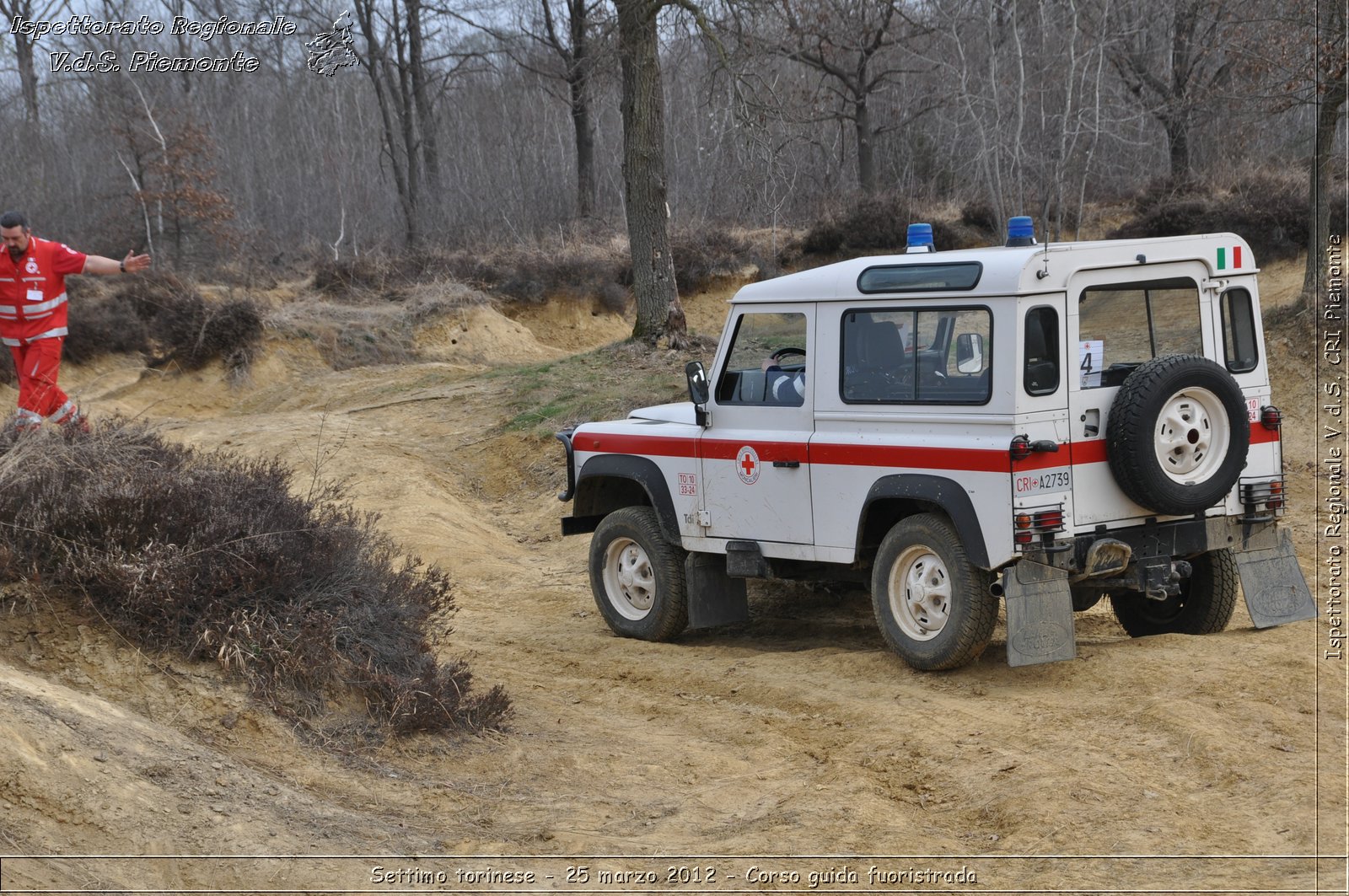 Settimo torinese - 25 marzo 2012 - Corso guida fuoristrada - Croce Rossa Italiana - Ispettorato Regionale Volontari del Soccorso Piemonte