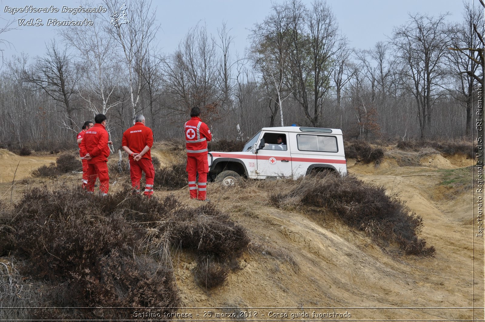 Settimo torinese - 25 marzo 2012 - Corso guida fuoristrada - Croce Rossa Italiana - Ispettorato Regionale Volontari del Soccorso Piemonte