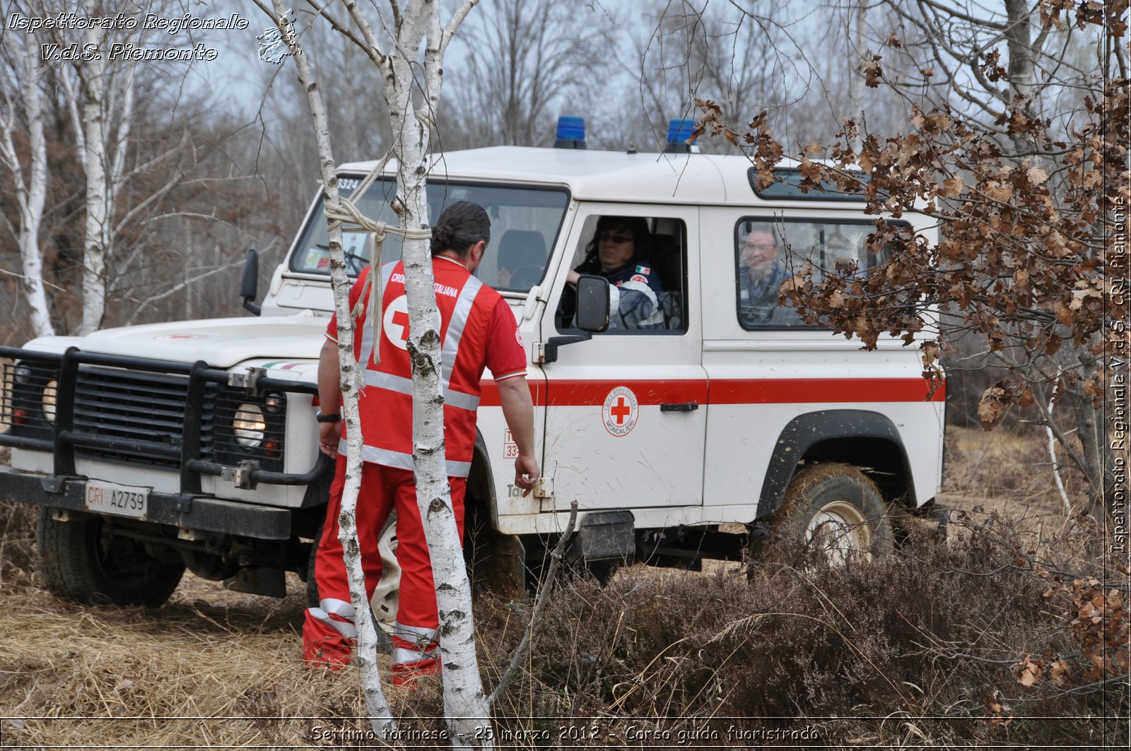 Settimo torinese - 25 marzo 2012 - Corso guida fuoristrada - Croce Rossa Italiana - Ispettorato Regionale Volontari del Soccorso Piemonte