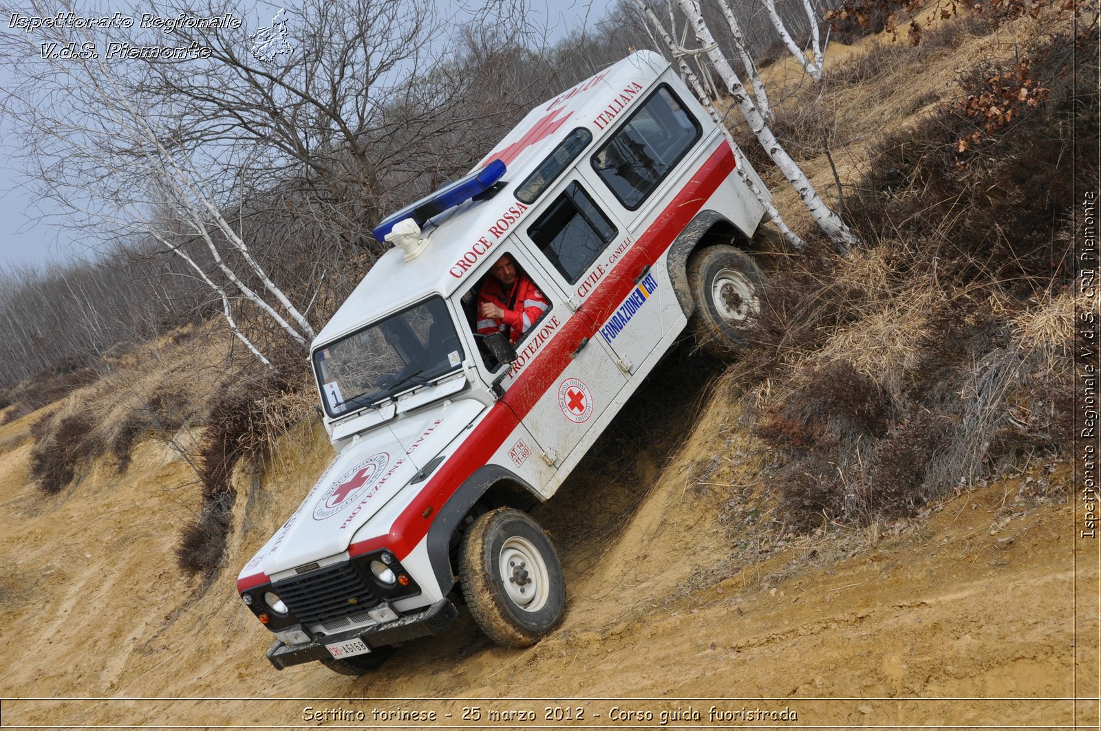 Settimo torinese - 25 marzo 2012 - Corso guida fuoristrada - Croce Rossa Italiana - Ispettorato Regionale Volontari del Soccorso Piemonte