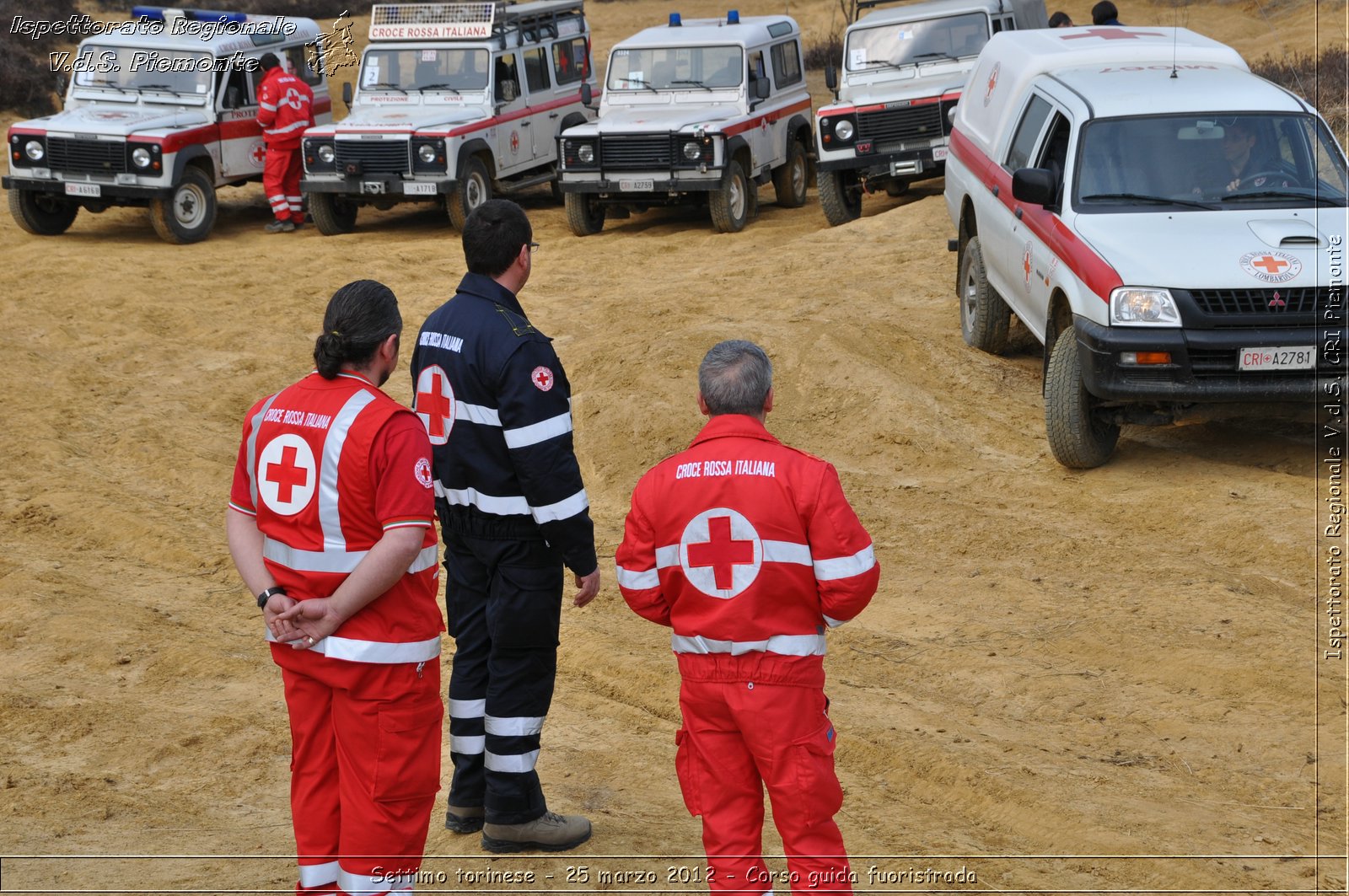 Settimo torinese - 25 marzo 2012 - Corso guida fuoristrada - Croce Rossa Italiana - Ispettorato Regionale Volontari del Soccorso Piemonte