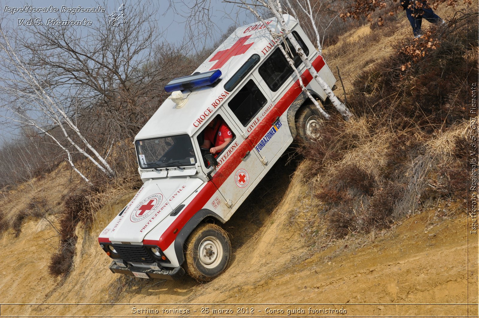 Settimo torinese - 25 marzo 2012 - Corso guida fuoristrada - Croce Rossa Italiana - Ispettorato Regionale Volontari del Soccorso Piemonte