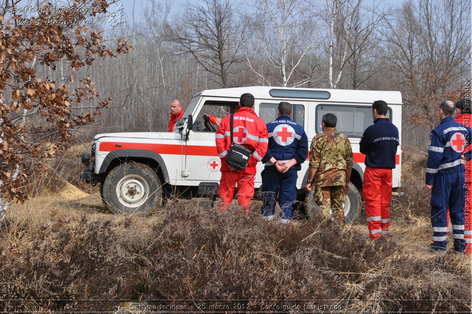 Settimo torinese - 25 marzo 2012 - Corso guida fuoristrada - Croce Rossa Italiana - Ispettorato Regionale Volontari del Soccorso Piemonte