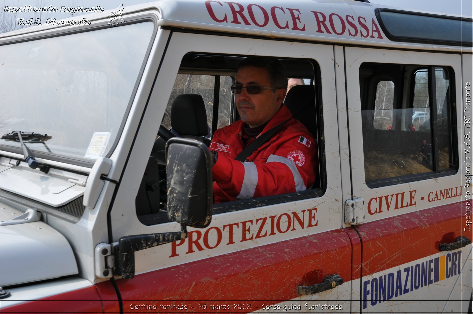 Settimo torinese - 25 marzo 2012 - Corso guida fuoristrada - Croce Rossa Italiana - Ispettorato Regionale Volontari del Soccorso Piemonte