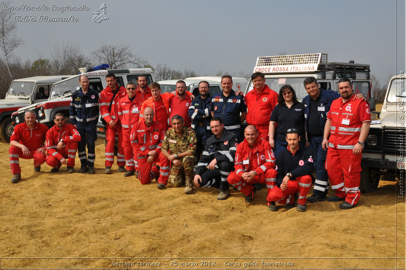 Settimo torinese - 25 marzo 2012 - Corso guida fuoristrada - Croce Rossa Italiana - Ispettorato Regionale Volontari del Soccorso Piemonte