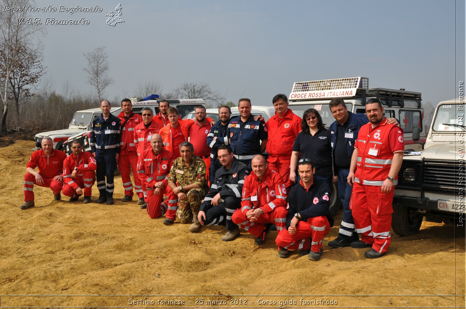 Settimo torinese - 25 marzo 2012 - Corso guida fuoristrada - Croce Rossa Italiana - Ispettorato Regionale Volontari del Soccorso Piemonte