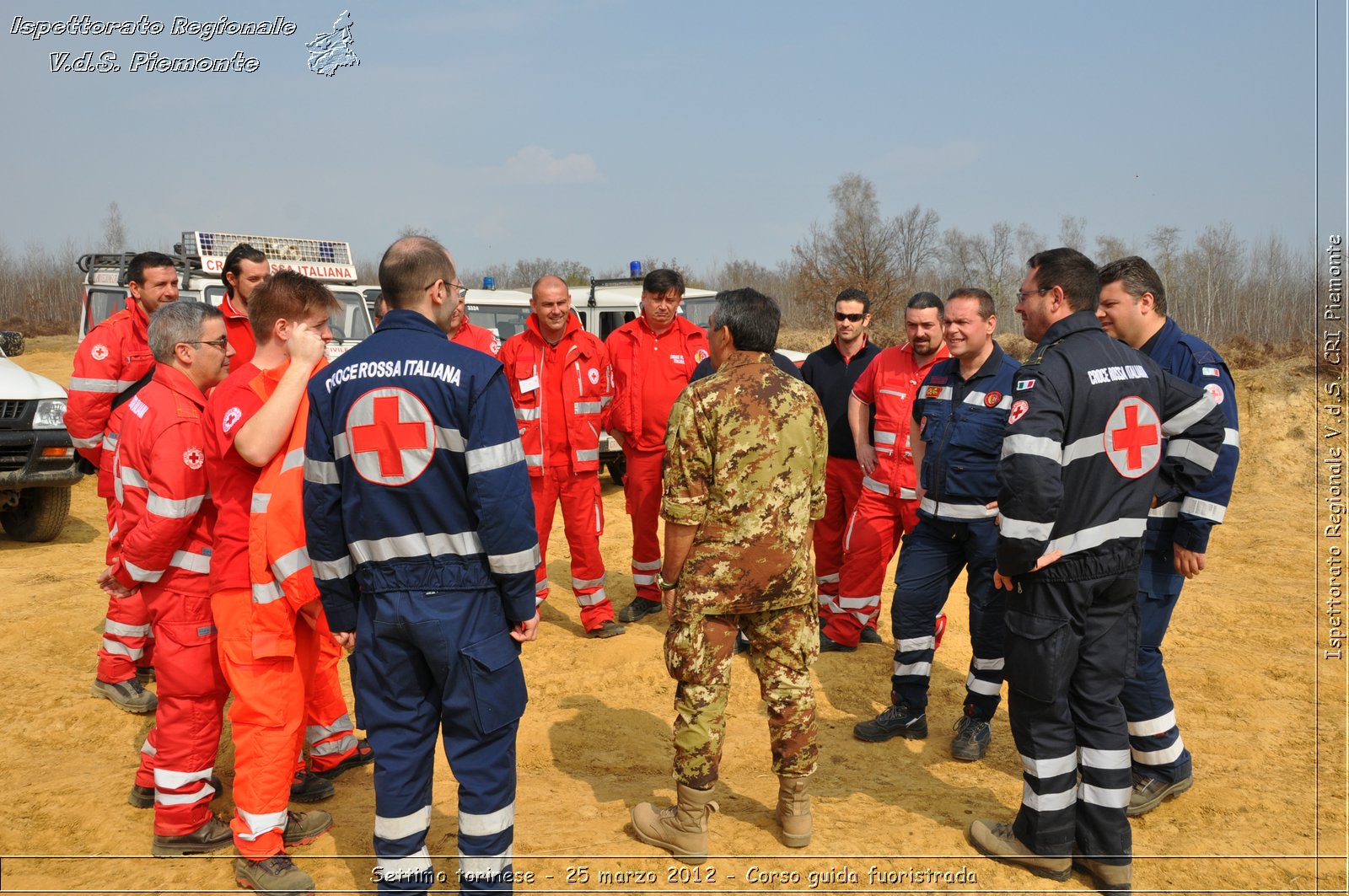 Settimo torinese - 25 marzo 2012 - Corso guida fuoristrada - Croce Rossa Italiana - Ispettorato Regionale Volontari del Soccorso Piemonte