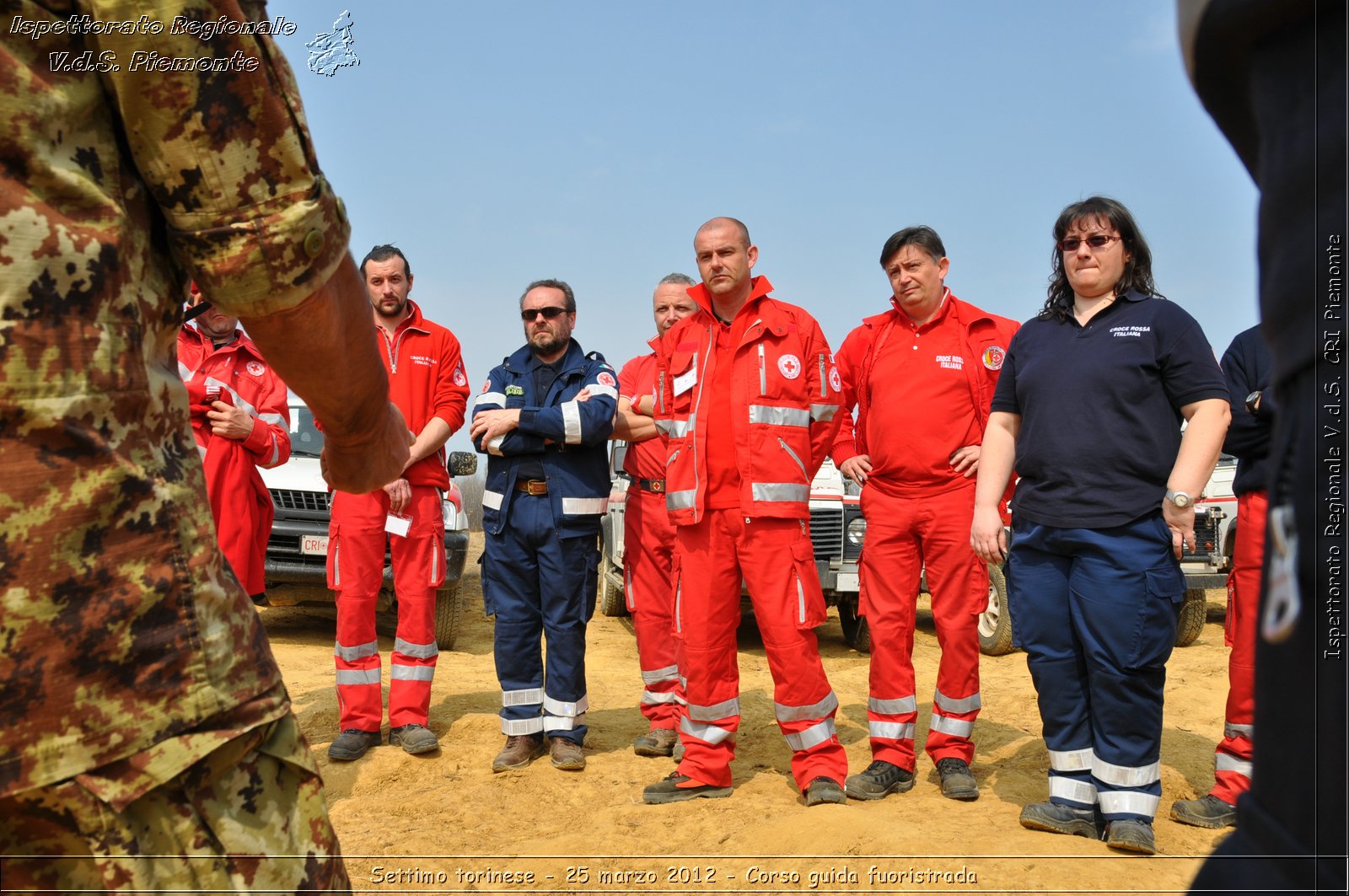 Settimo torinese - 25 marzo 2012 - Corso guida fuoristrada - Croce Rossa Italiana - Ispettorato Regionale Volontari del Soccorso Piemonte