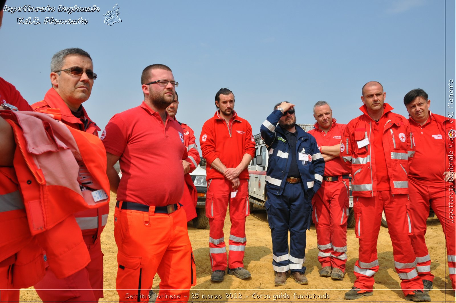 Settimo torinese - 25 marzo 2012 - Corso guida fuoristrada - Croce Rossa Italiana - Ispettorato Regionale Volontari del Soccorso Piemonte