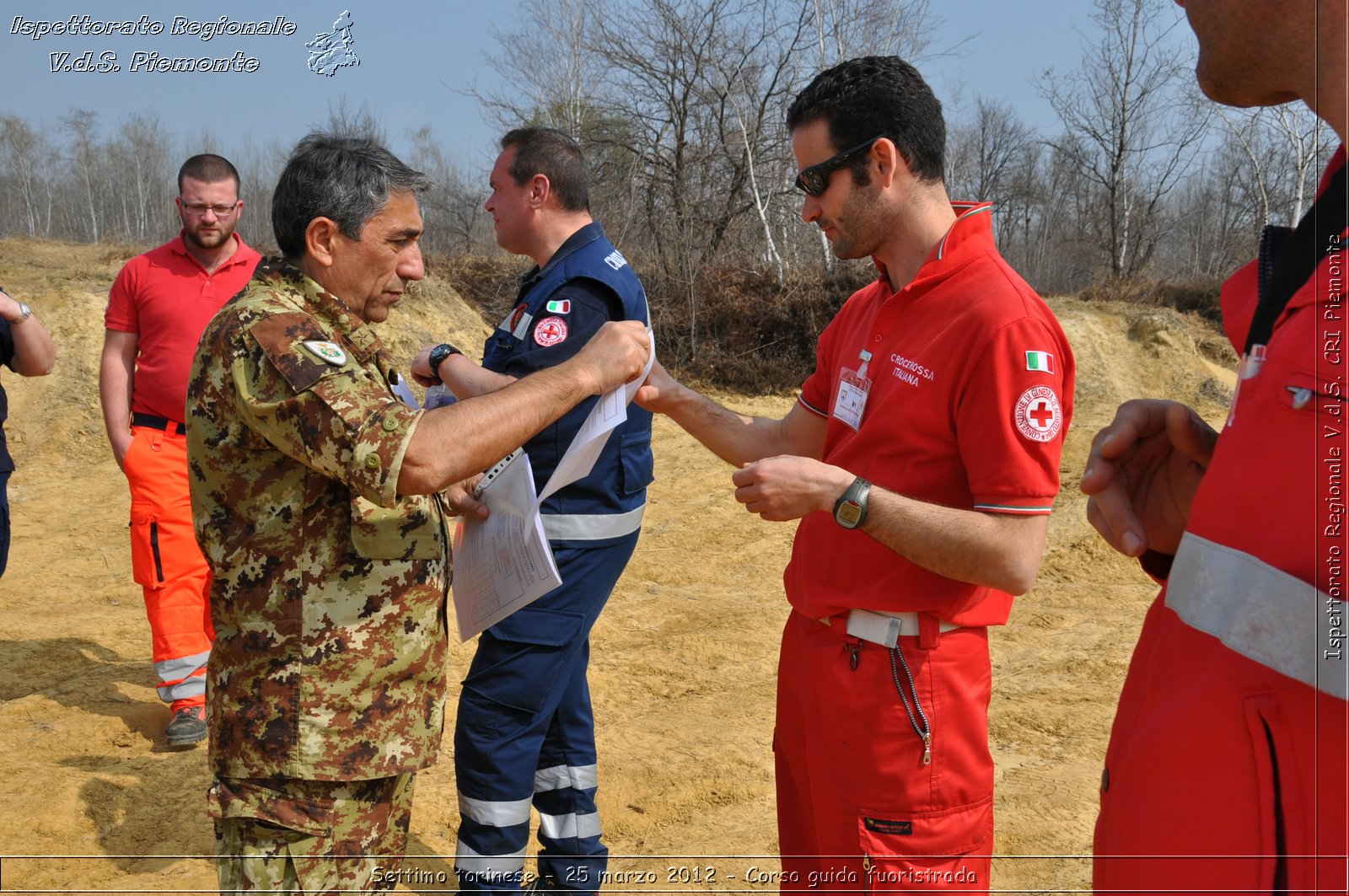 Settimo torinese - 25 marzo 2012 - Corso guida fuoristrada - Croce Rossa Italiana - Ispettorato Regionale Volontari del Soccorso Piemonte