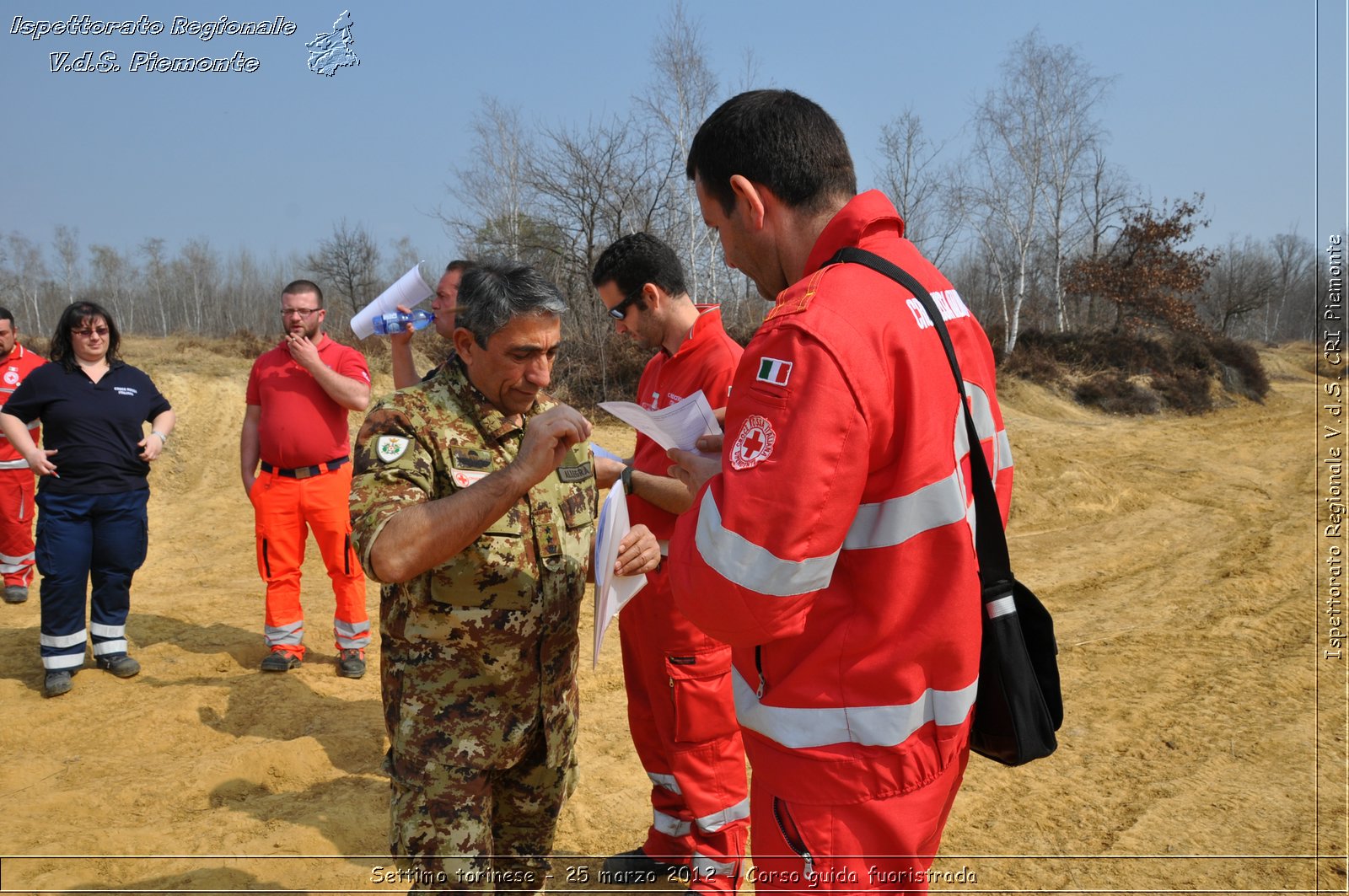 Settimo torinese - 25 marzo 2012 - Corso guida fuoristrada - Croce Rossa Italiana - Ispettorato Regionale Volontari del Soccorso Piemonte