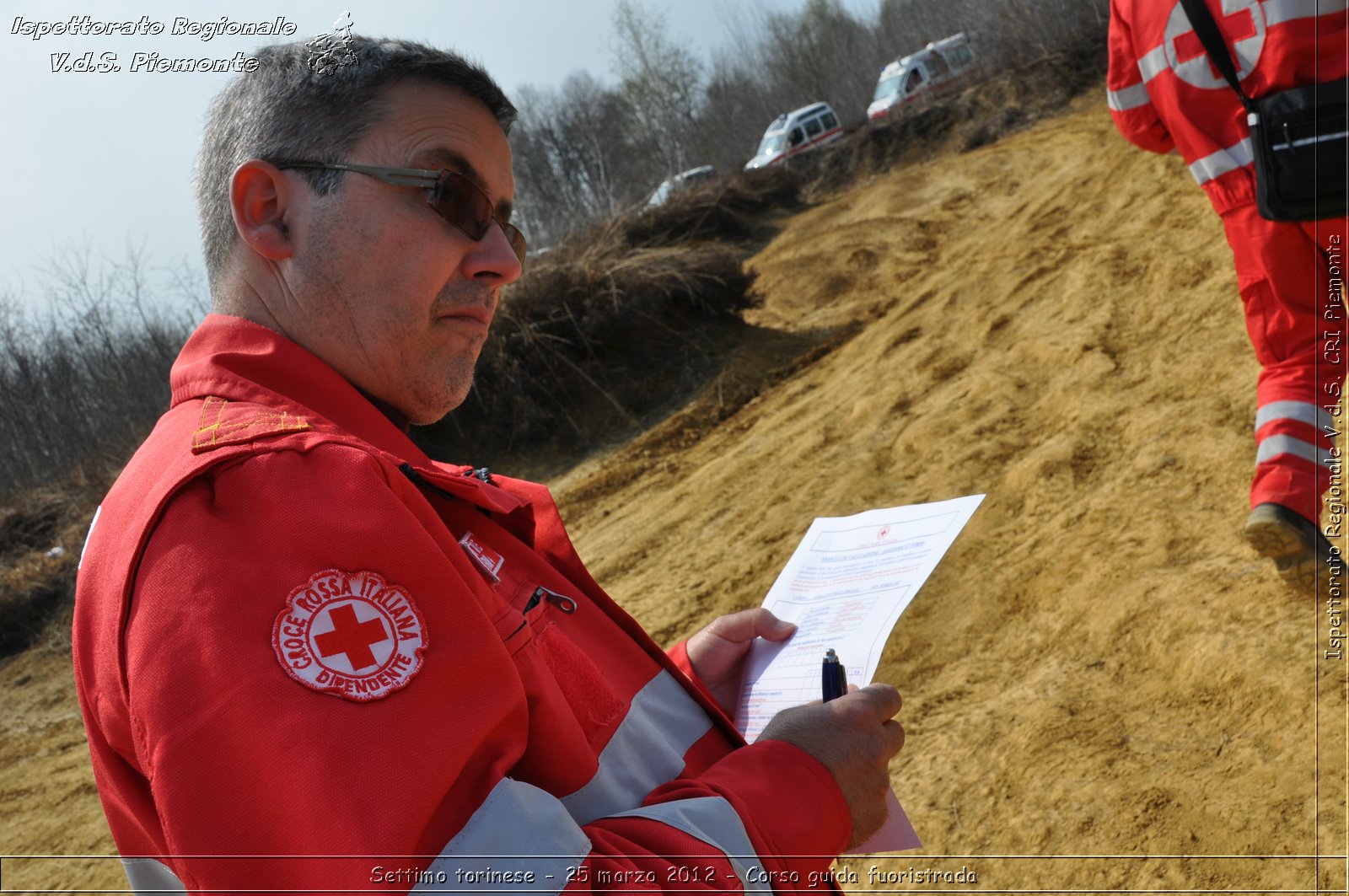 Settimo torinese - 25 marzo 2012 - Corso guida fuoristrada - Croce Rossa Italiana - Ispettorato Regionale Volontari del Soccorso Piemonte