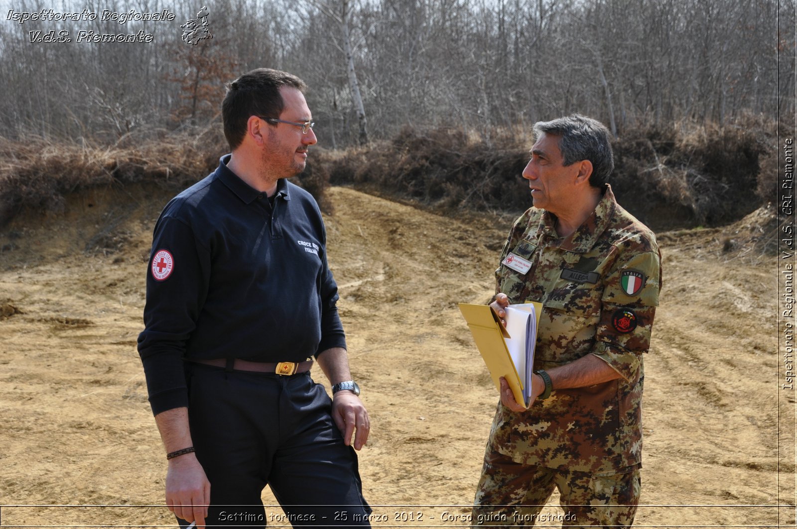 Settimo torinese - 25 marzo 2012 - Corso guida fuoristrada - Croce Rossa Italiana - Ispettorato Regionale Volontari del Soccorso Piemonte