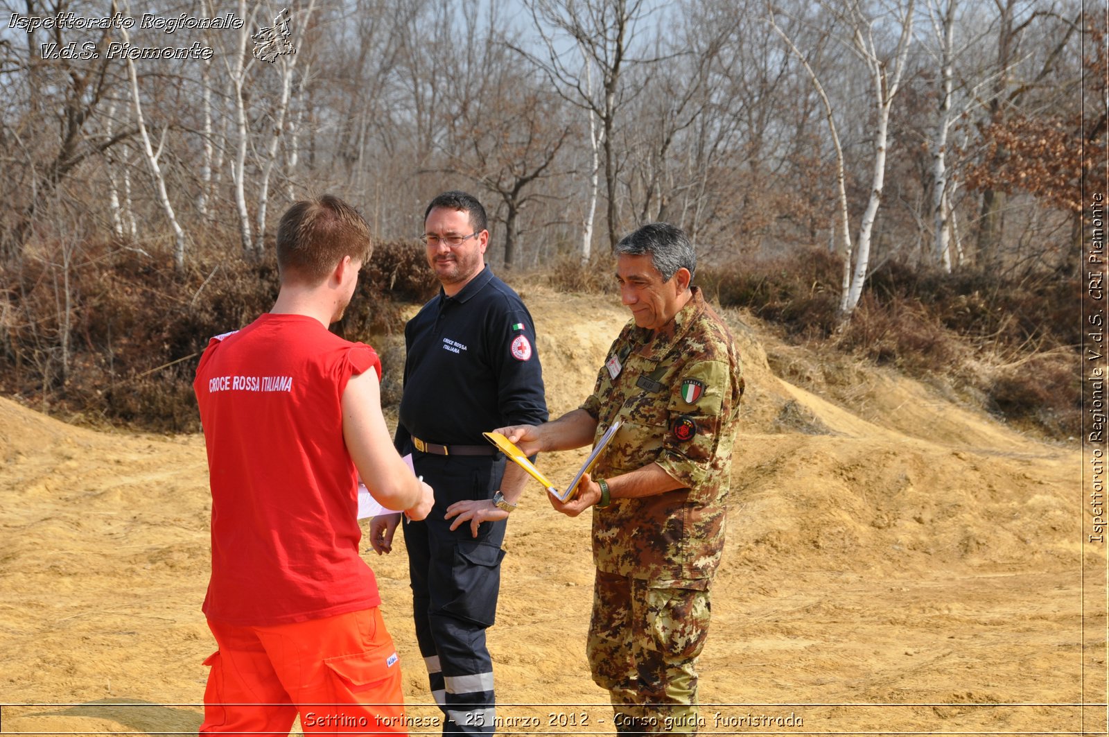 Settimo torinese - 25 marzo 2012 - Corso guida fuoristrada - Croce Rossa Italiana - Ispettorato Regionale Volontari del Soccorso Piemonte