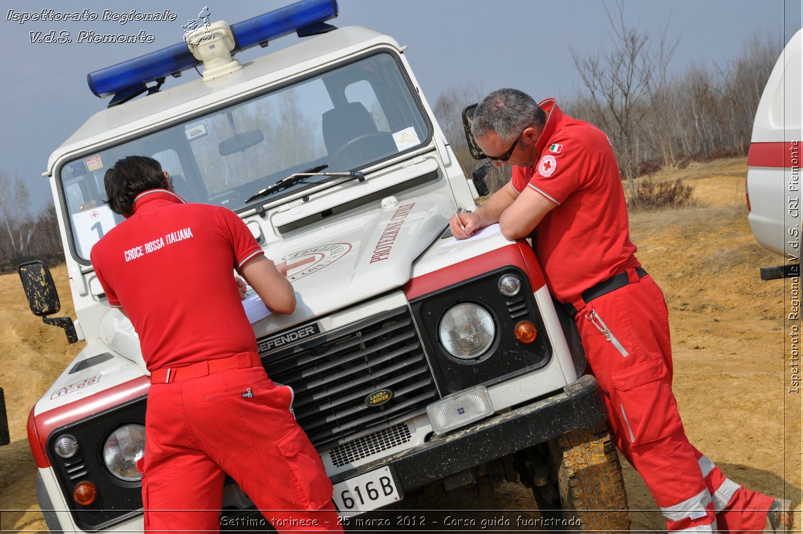 Settimo torinese - 25 marzo 2012 - Corso guida fuoristrada - Croce Rossa Italiana - Ispettorato Regionale Volontari del Soccorso Piemonte