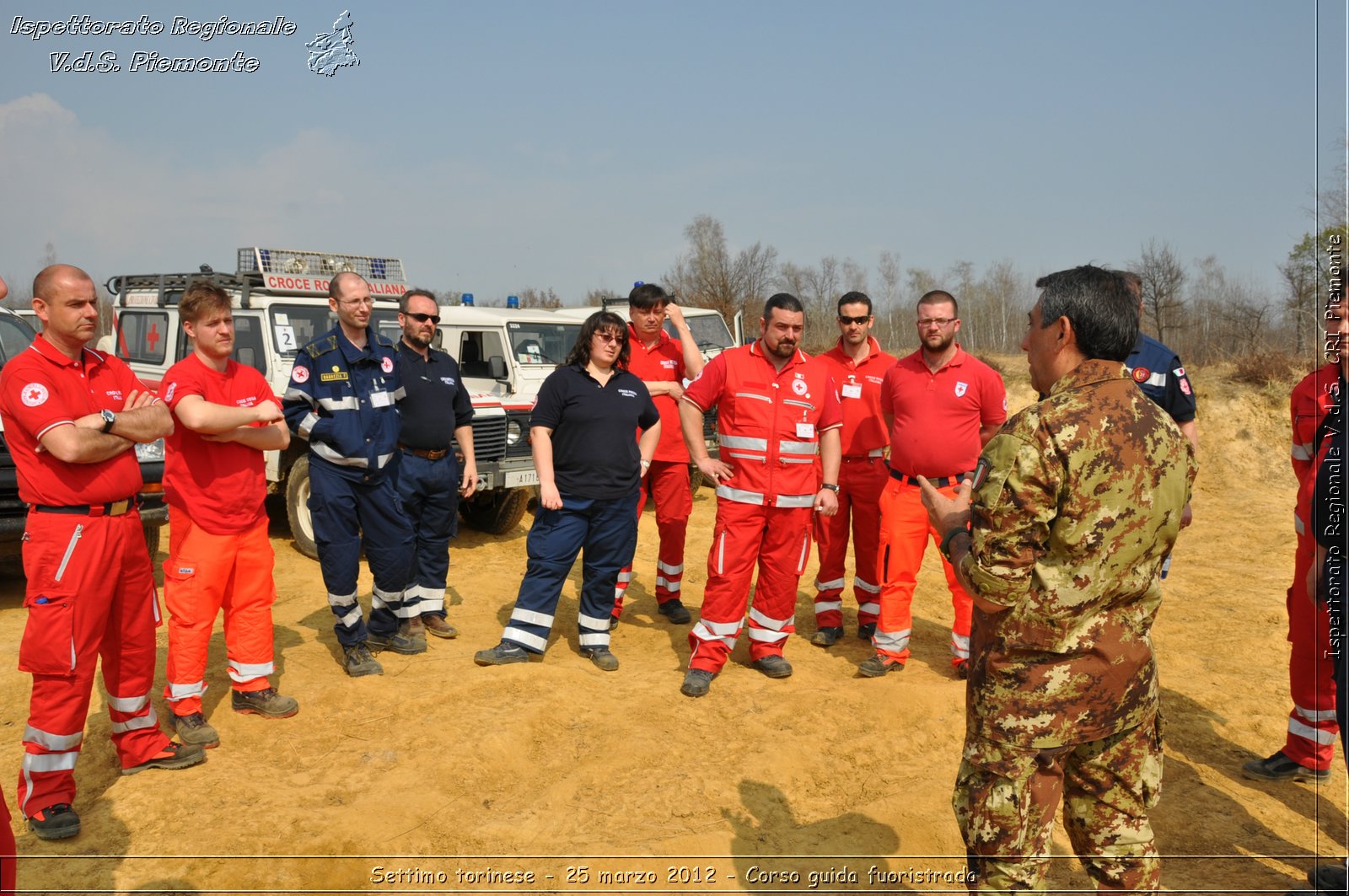 Settimo torinese - 25 marzo 2012 - Corso guida fuoristrada - Croce Rossa Italiana - Ispettorato Regionale Volontari del Soccorso Piemonte