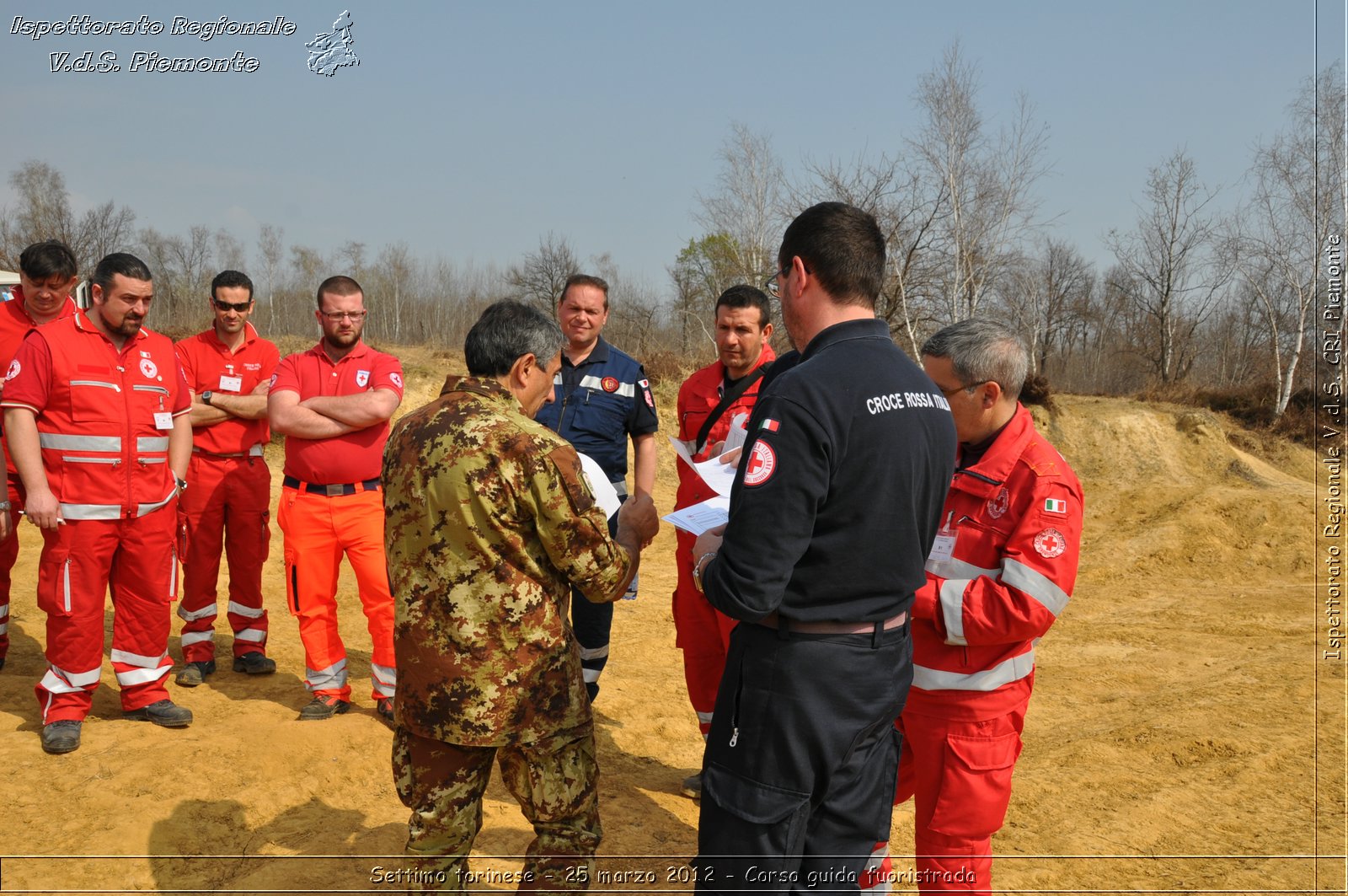 Settimo torinese - 25 marzo 2012 - Corso guida fuoristrada - Croce Rossa Italiana - Ispettorato Regionale Volontari del Soccorso Piemonte