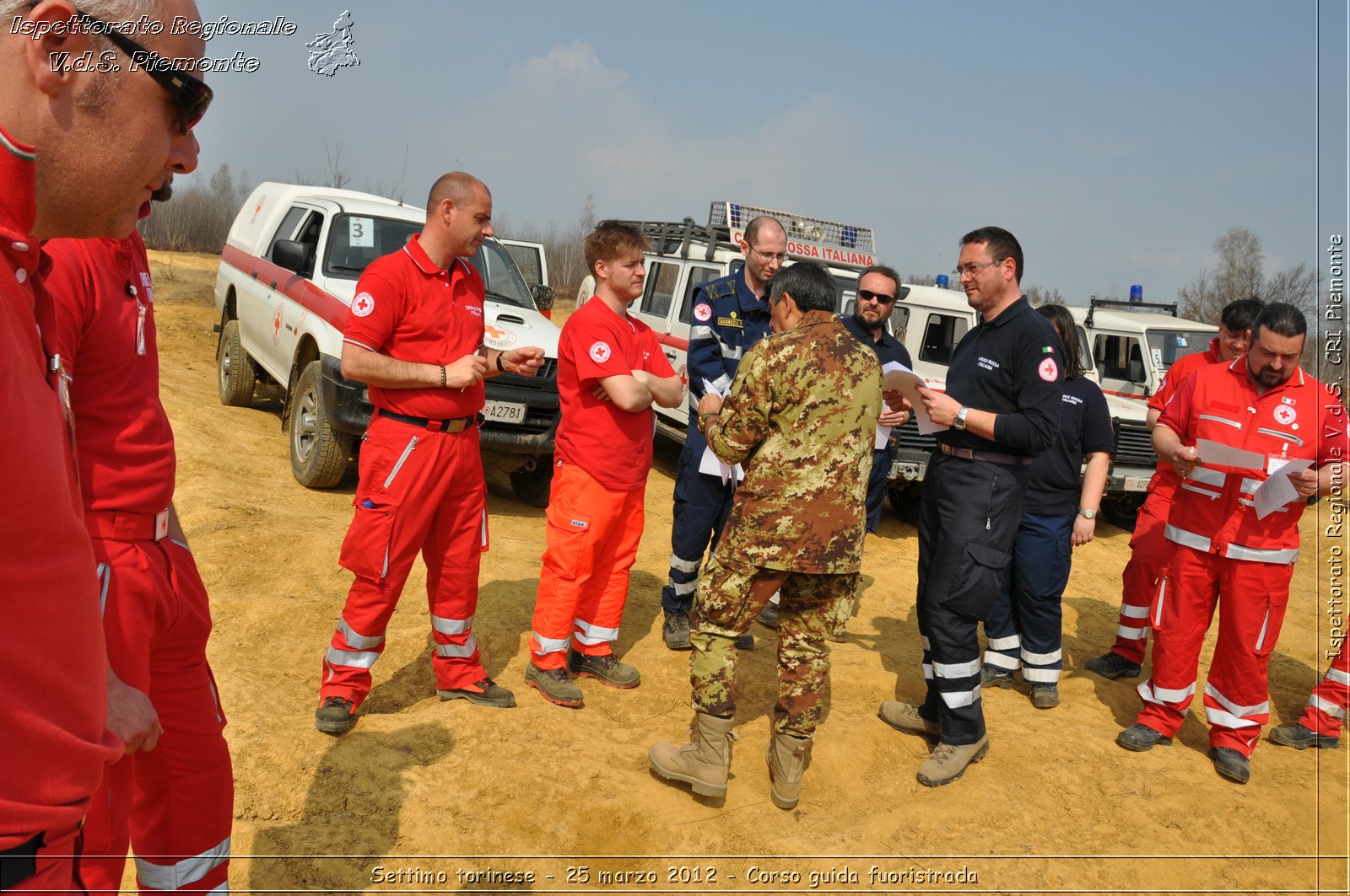 Settimo torinese - 25 marzo 2012 - Corso guida fuoristrada - Croce Rossa Italiana - Ispettorato Regionale Volontari del Soccorso Piemonte