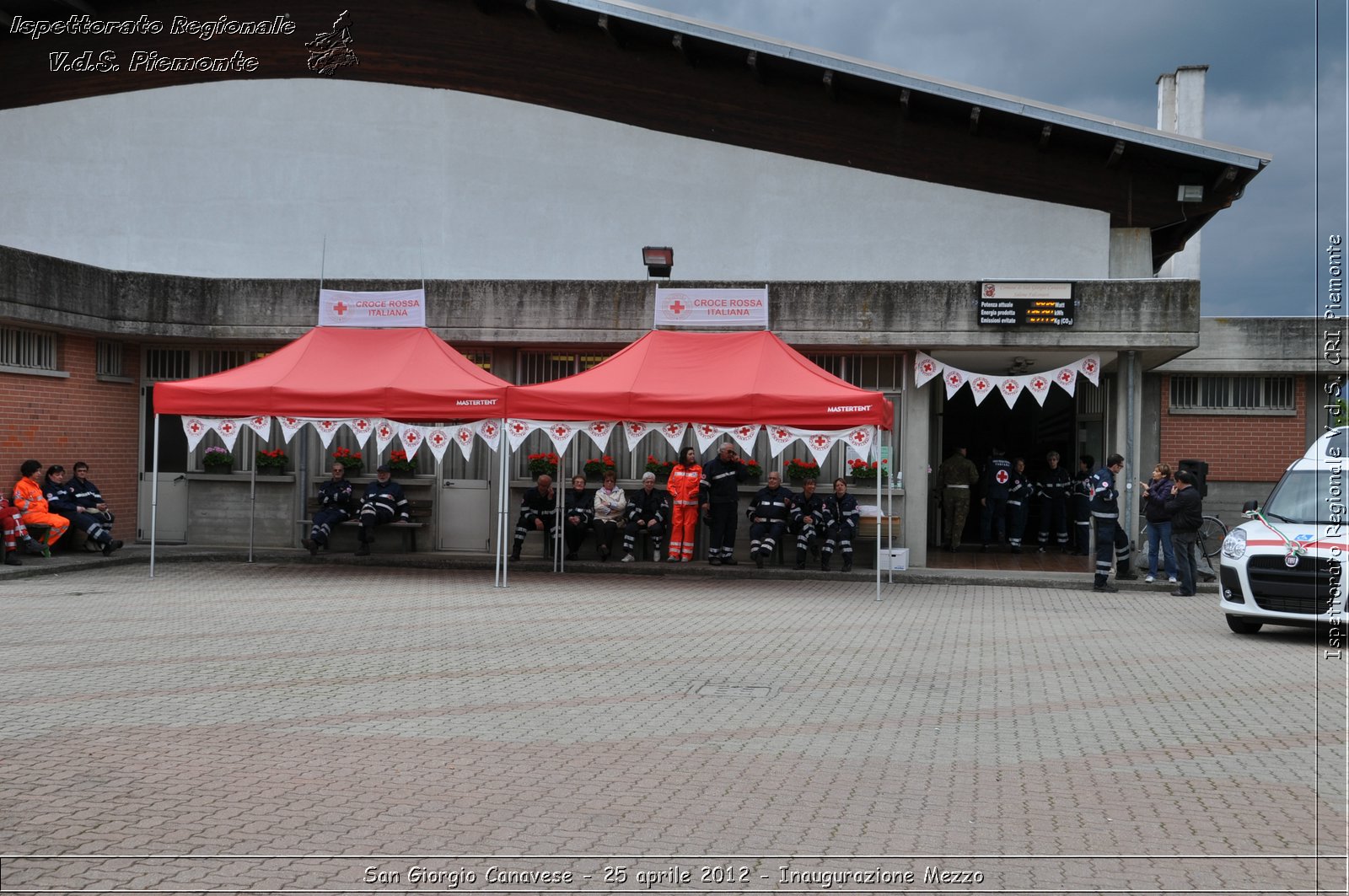 San Giorgio Canavese - 25 aprile 2012 - Inaugurazione Mezzo - Croce Rossa Italiana - Ispettorato Regionale Volontari del Soccorso Piemonte