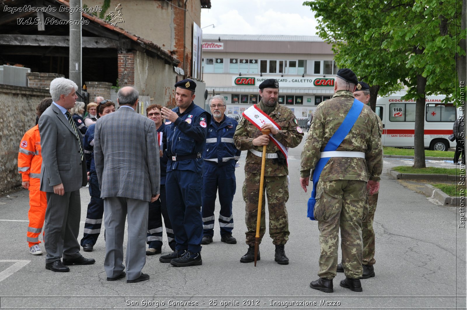 San Giorgio Canavese - 25 aprile 2012 - Inaugurazione Mezzo - Croce Rossa Italiana - Ispettorato Regionale Volontari del Soccorso Piemonte