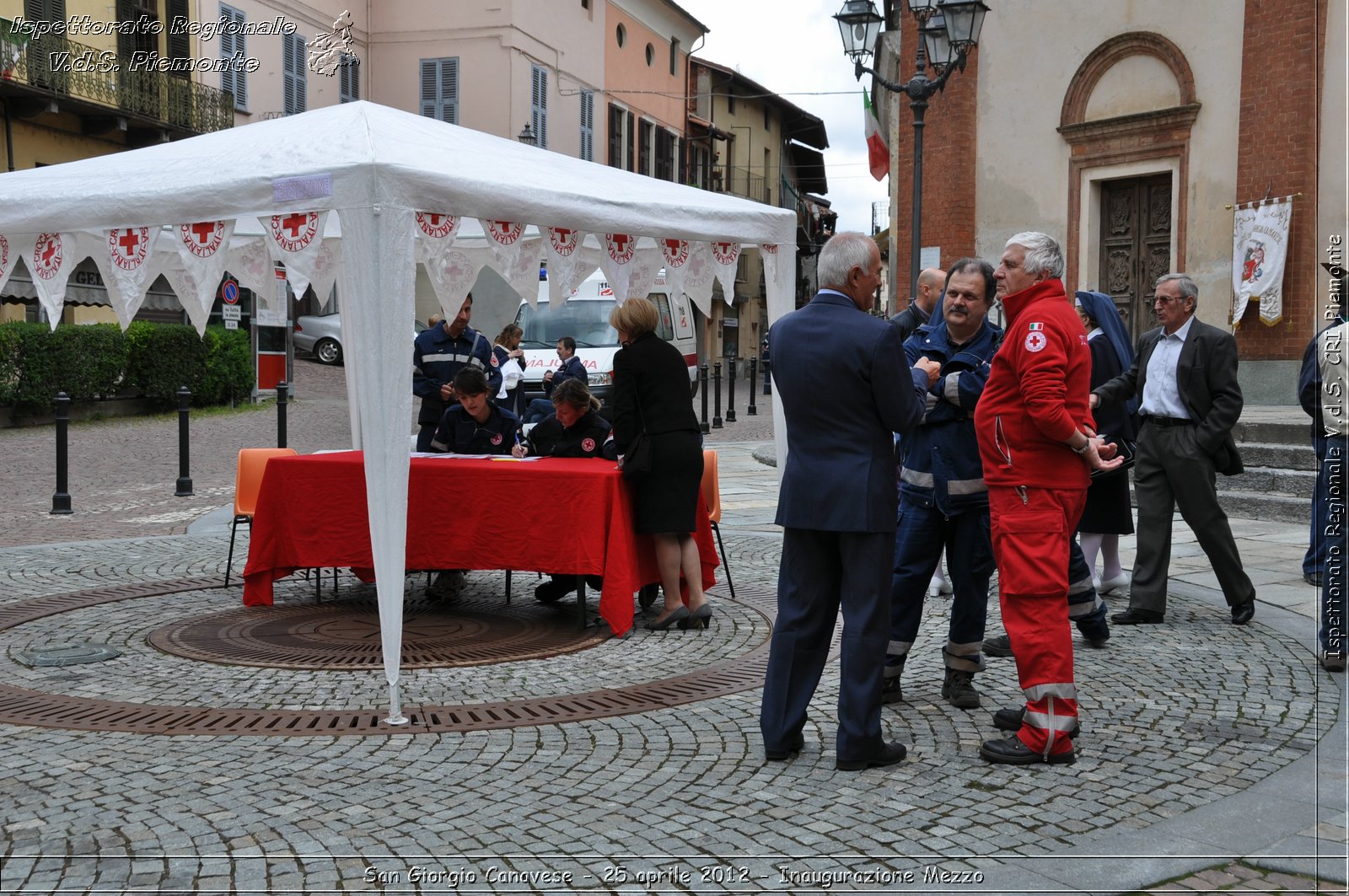 San Giorgio Canavese - 25 aprile 2012 - Inaugurazione Mezzo - Croce Rossa Italiana - Ispettorato Regionale Volontari del Soccorso Piemonte