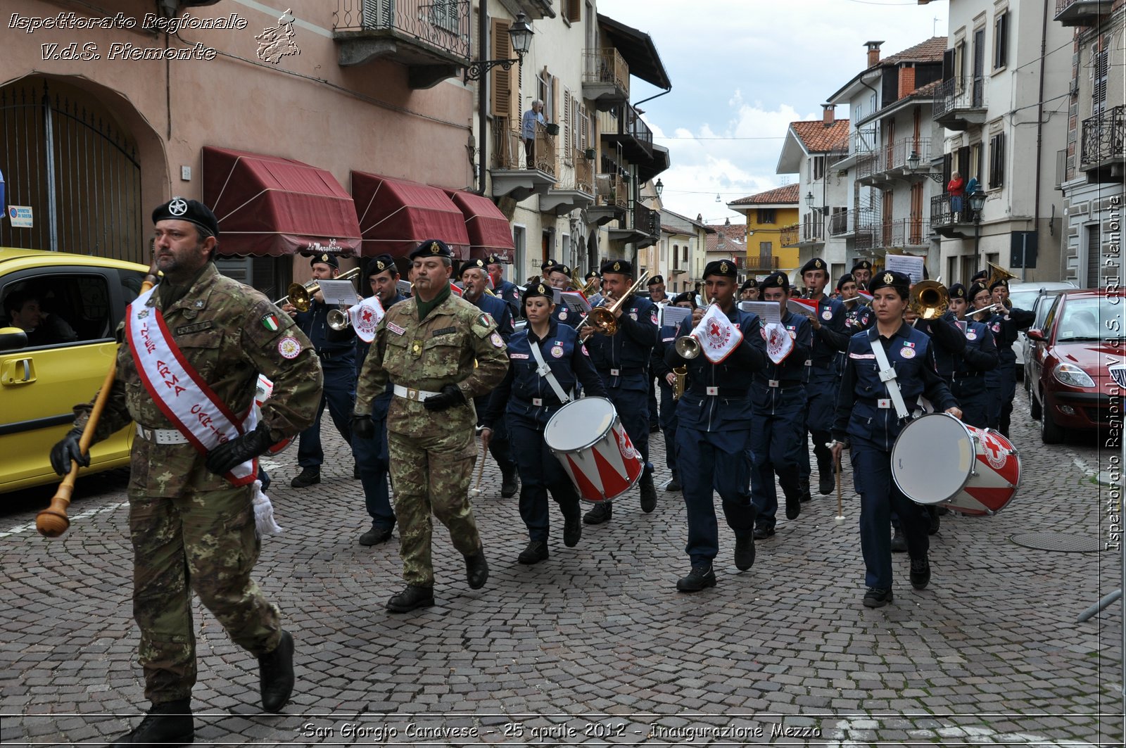 San Giorgio Canavese - 25 aprile 2012 - Inaugurazione Mezzo - Croce Rossa Italiana - Ispettorato Regionale Volontari del Soccorso Piemonte