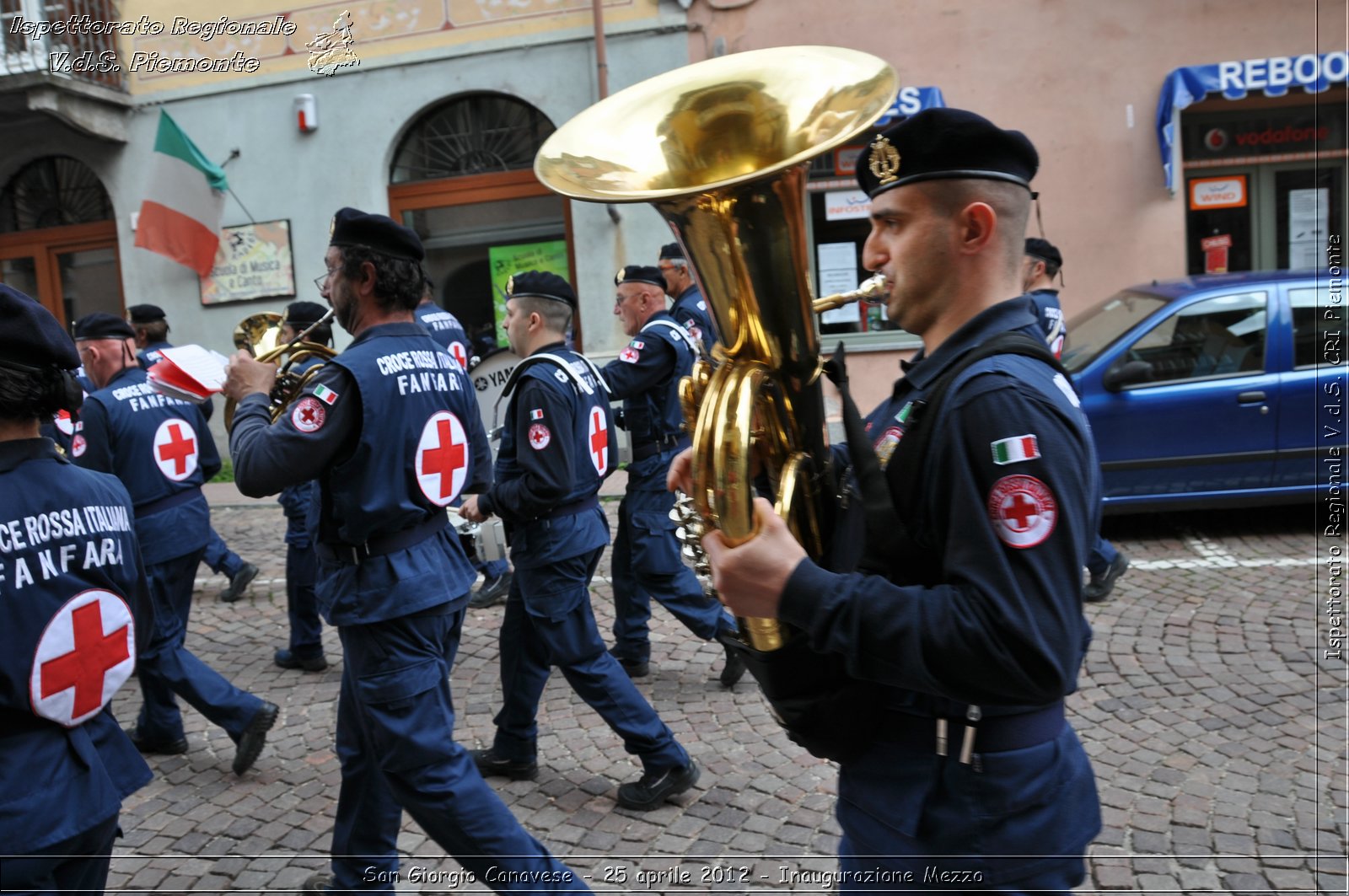 San Giorgio Canavese - 25 aprile 2012 - Inaugurazione Mezzo - Croce Rossa Italiana - Ispettorato Regionale Volontari del Soccorso Piemonte