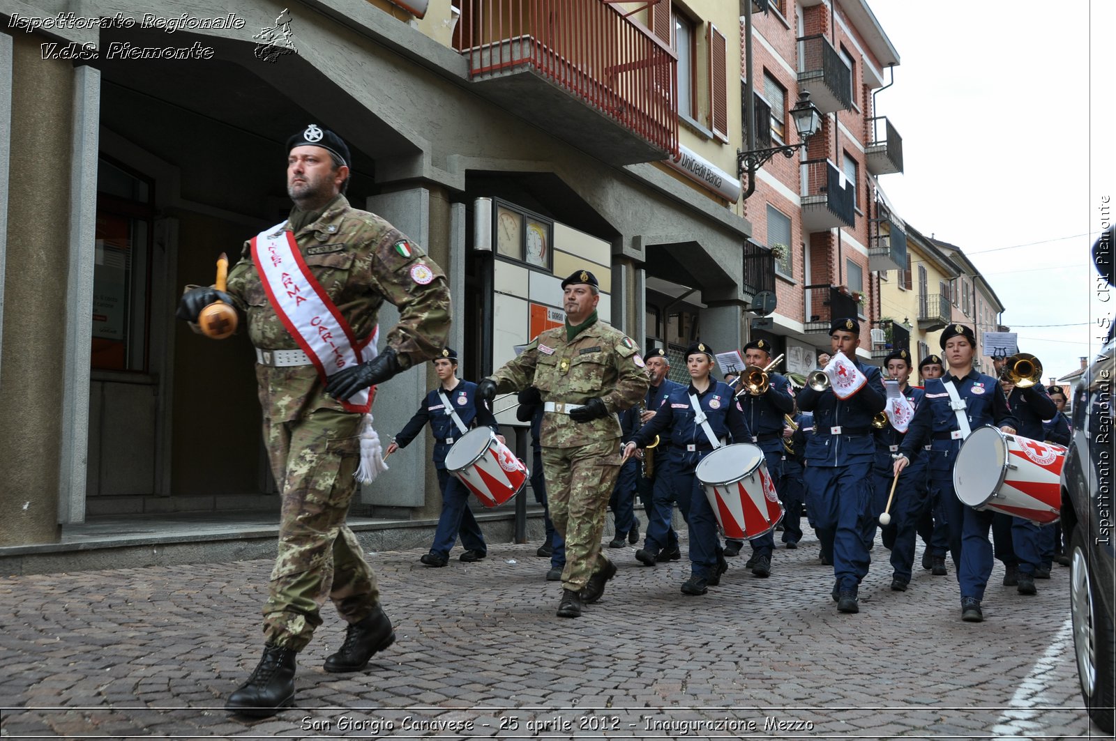 San Giorgio Canavese - 25 aprile 2012 - Inaugurazione Mezzo - Croce Rossa Italiana - Ispettorato Regionale Volontari del Soccorso Piemonte