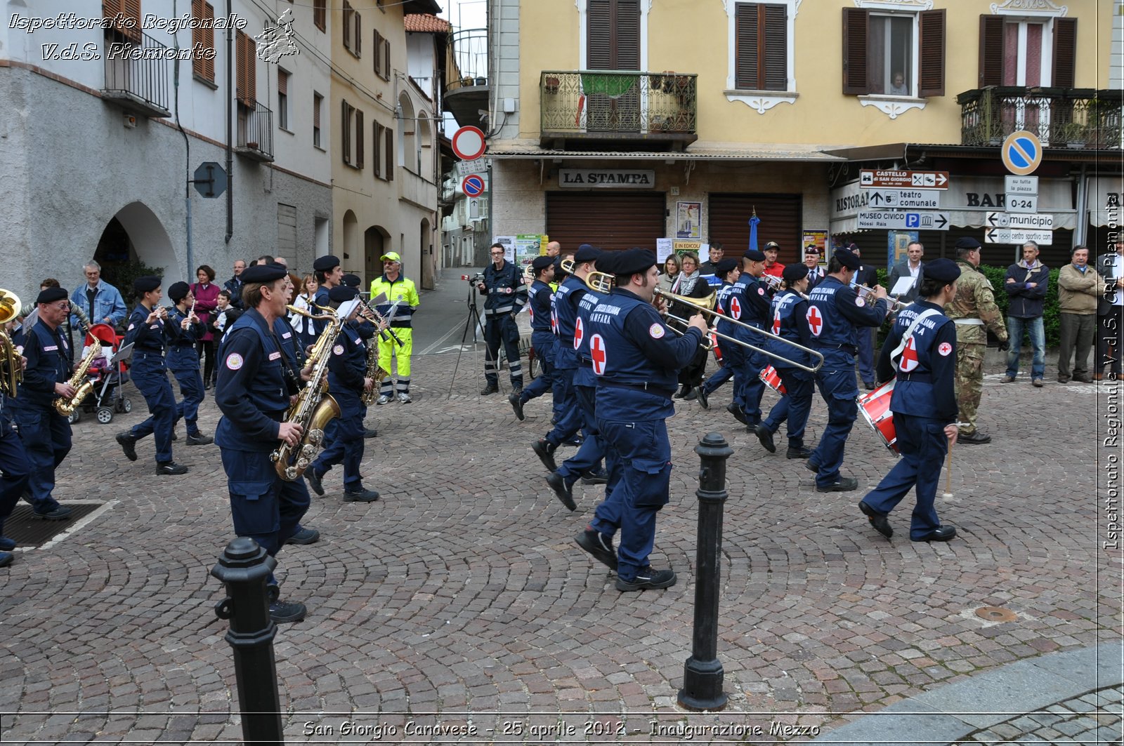 San Giorgio Canavese - 25 aprile 2012 - Inaugurazione Mezzo - Croce Rossa Italiana - Ispettorato Regionale Volontari del Soccorso Piemonte