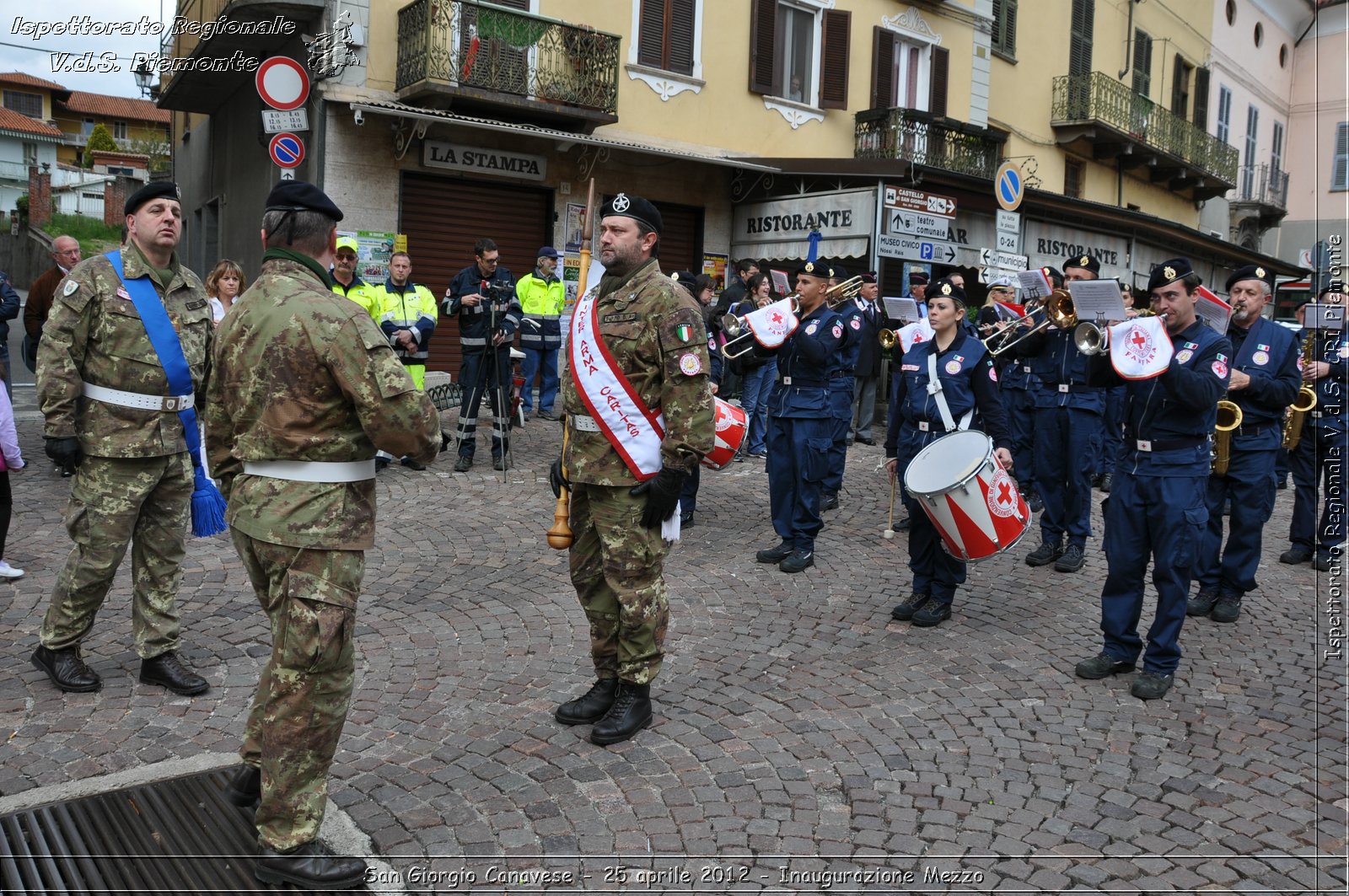 San Giorgio Canavese - 25 aprile 2012 - Inaugurazione Mezzo - Croce Rossa Italiana - Ispettorato Regionale Volontari del Soccorso Piemonte