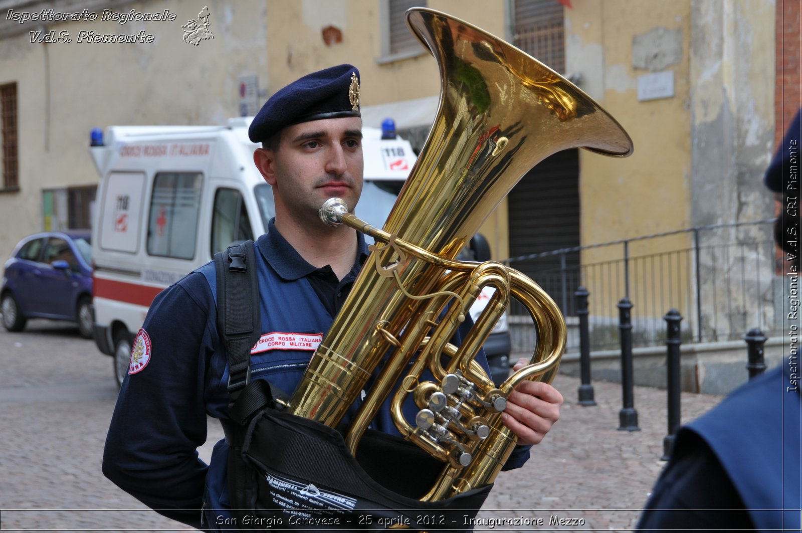 San Giorgio Canavese - 25 aprile 2012 - Inaugurazione Mezzo - Croce Rossa Italiana - Ispettorato Regionale Volontari del Soccorso Piemonte