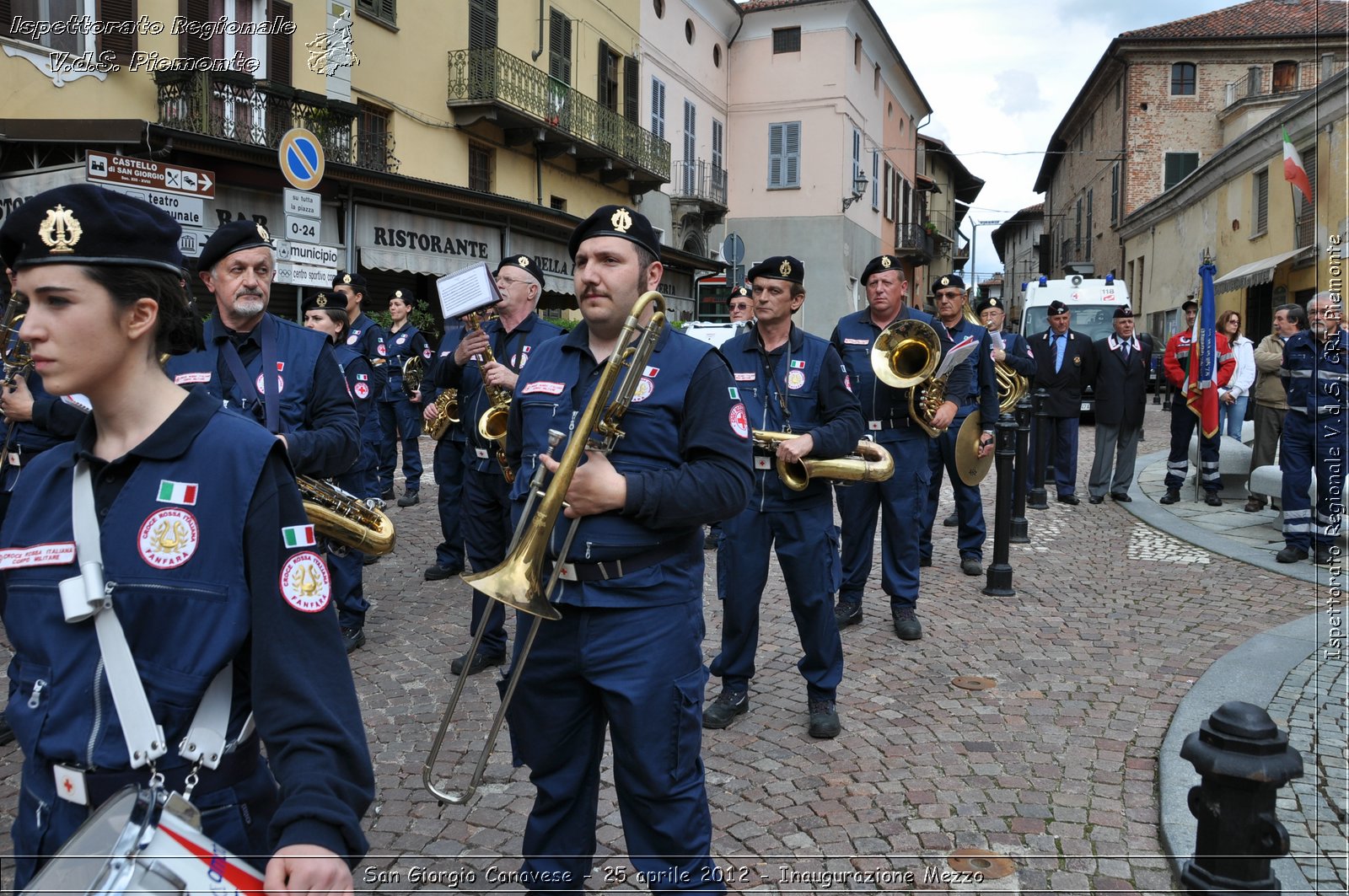 San Giorgio Canavese - 25 aprile 2012 - Inaugurazione Mezzo - Croce Rossa Italiana - Ispettorato Regionale Volontari del Soccorso Piemonte