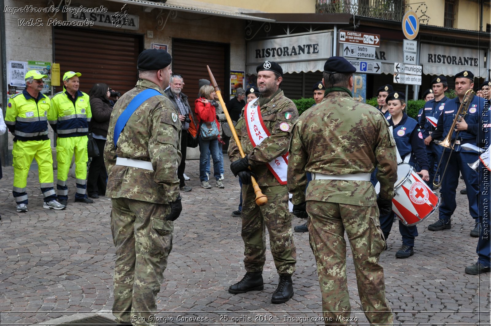 San Giorgio Canavese - 25 aprile 2012 - Inaugurazione Mezzo - Croce Rossa Italiana - Ispettorato Regionale Volontari del Soccorso Piemonte