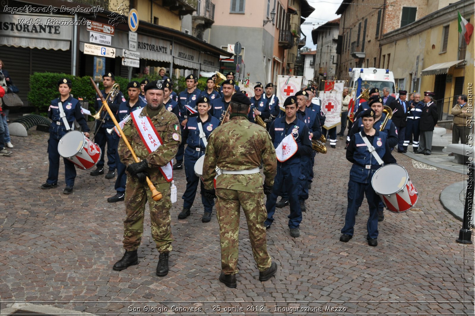 San Giorgio Canavese - 25 aprile 2012 - Inaugurazione Mezzo - Croce Rossa Italiana - Ispettorato Regionale Volontari del Soccorso Piemonte