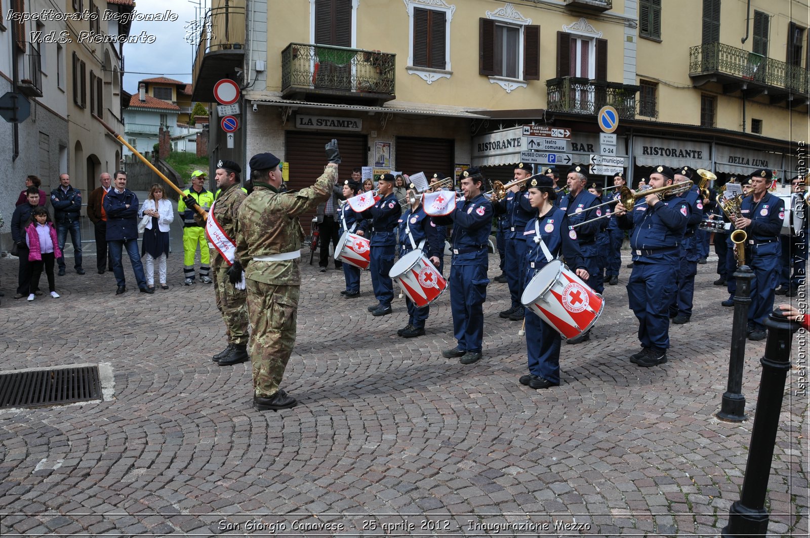 San Giorgio Canavese - 25 aprile 2012 - Inaugurazione Mezzo - Croce Rossa Italiana - Ispettorato Regionale Volontari del Soccorso Piemonte