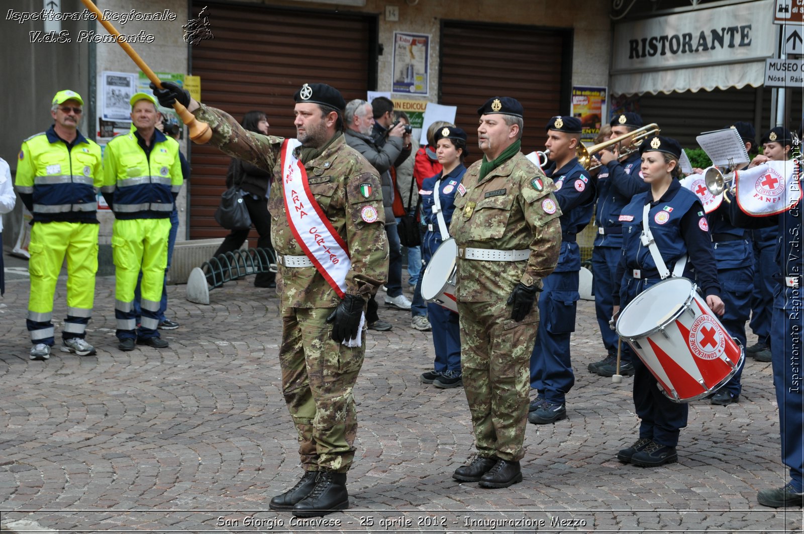 San Giorgio Canavese - 25 aprile 2012 - Inaugurazione Mezzo - Croce Rossa Italiana - Ispettorato Regionale Volontari del Soccorso Piemonte