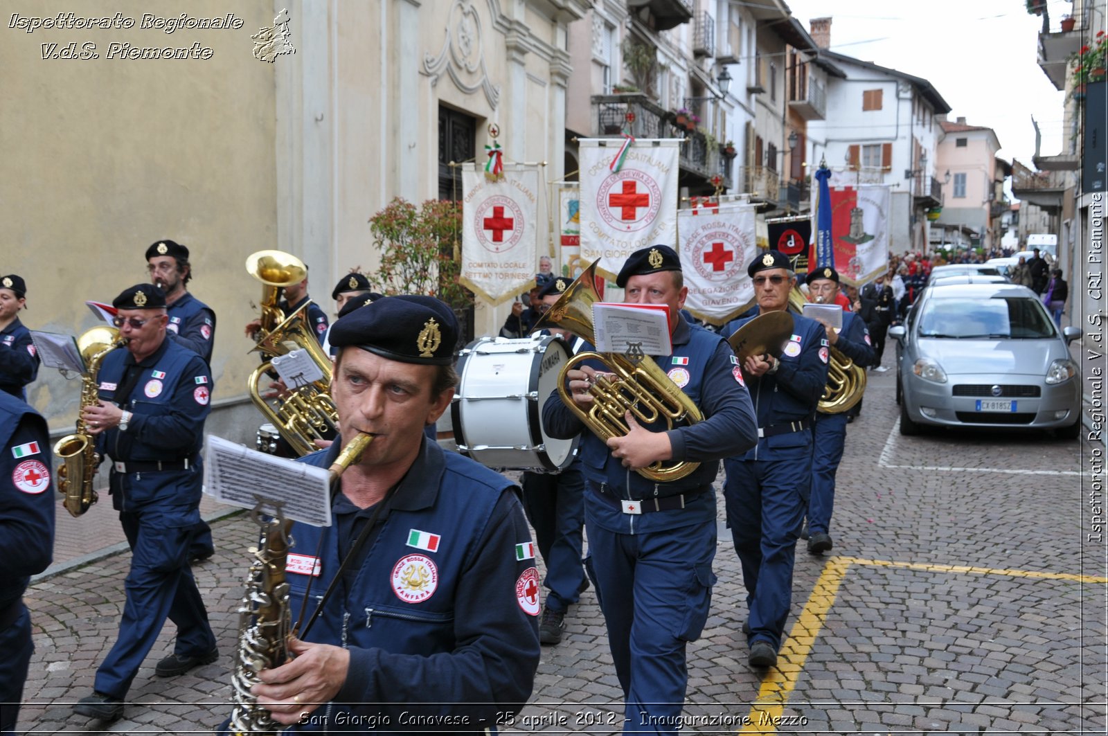 San Giorgio Canavese - 25 aprile 2012 - Inaugurazione Mezzo - Croce Rossa Italiana - Ispettorato Regionale Volontari del Soccorso Piemonte