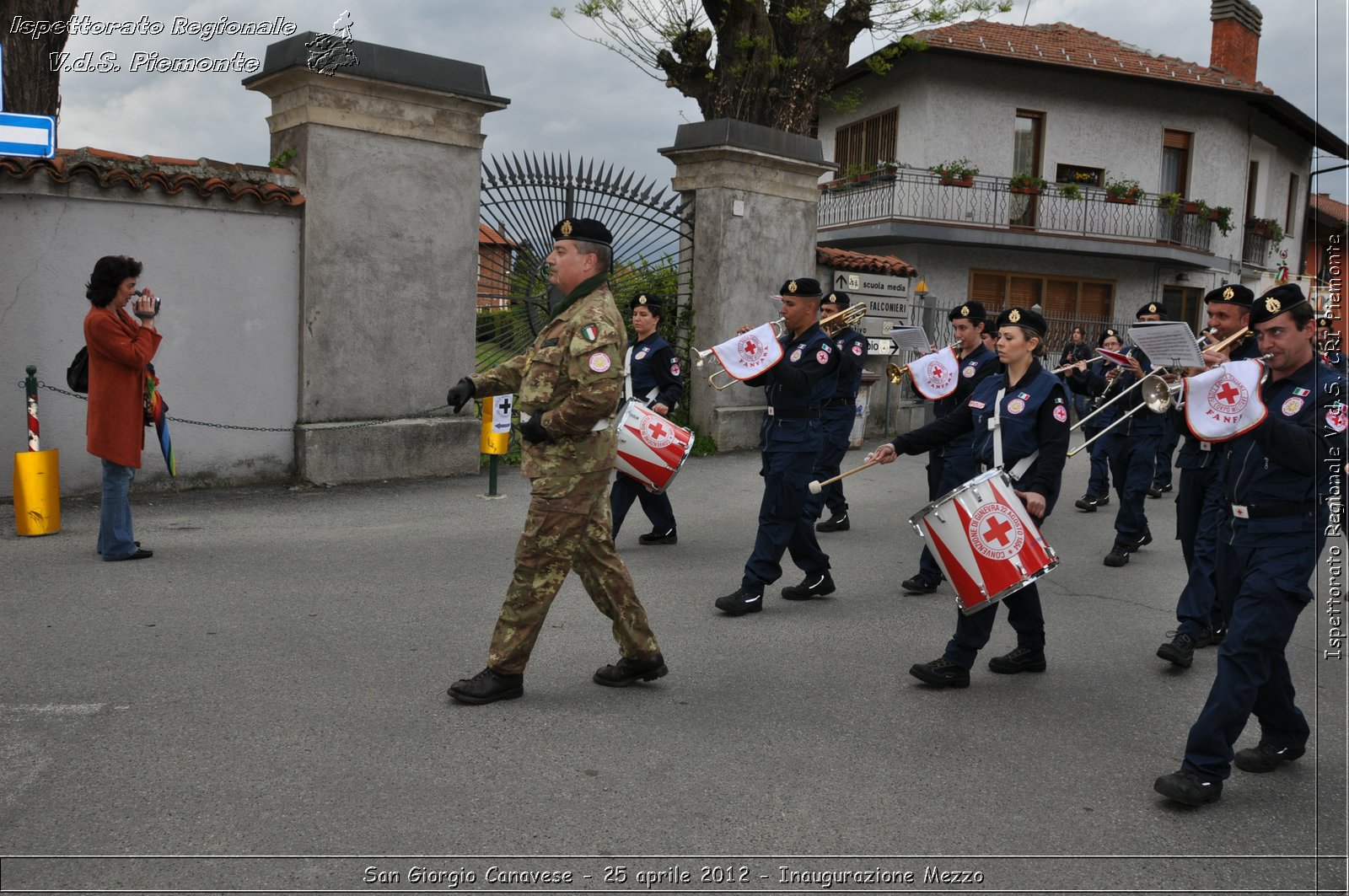 San Giorgio Canavese - 25 aprile 2012 - Inaugurazione Mezzo - Croce Rossa Italiana - Ispettorato Regionale Volontari del Soccorso Piemonte