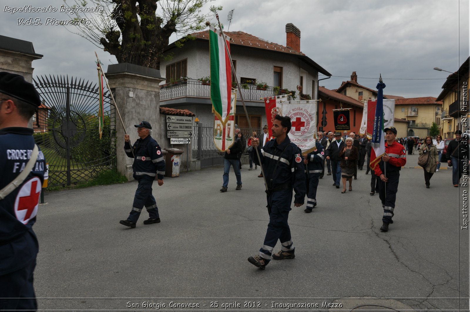 San Giorgio Canavese - 25 aprile 2012 - Inaugurazione Mezzo - Croce Rossa Italiana - Ispettorato Regionale Volontari del Soccorso Piemonte