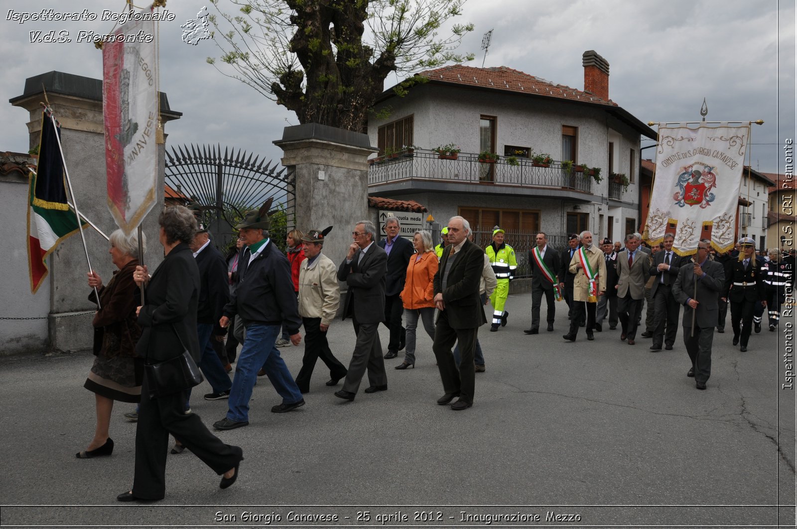 San Giorgio Canavese - 25 aprile 2012 - Inaugurazione Mezzo - Croce Rossa Italiana - Ispettorato Regionale Volontari del Soccorso Piemonte