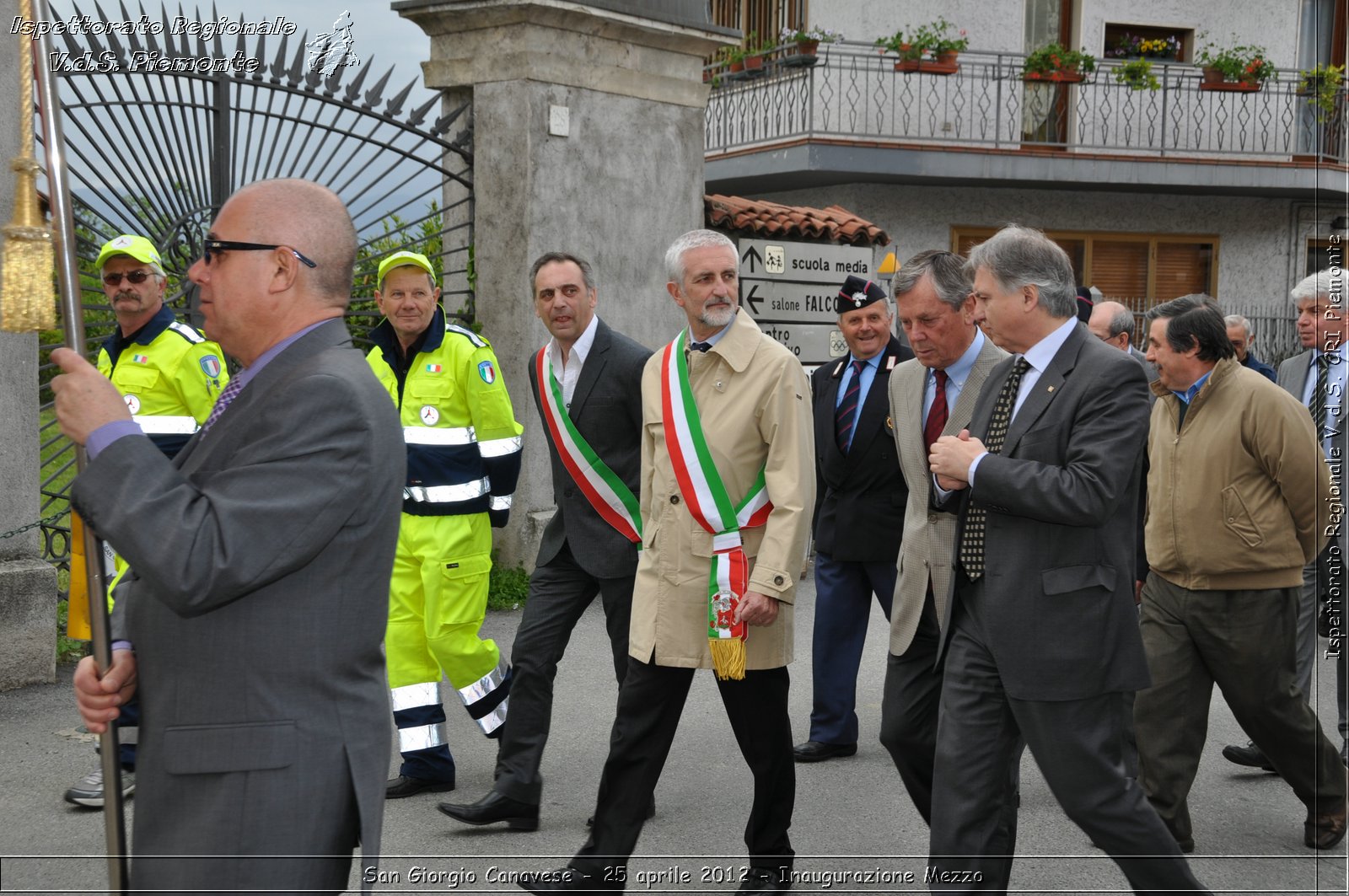 San Giorgio Canavese - 25 aprile 2012 - Inaugurazione Mezzo - Croce Rossa Italiana - Ispettorato Regionale Volontari del Soccorso Piemonte