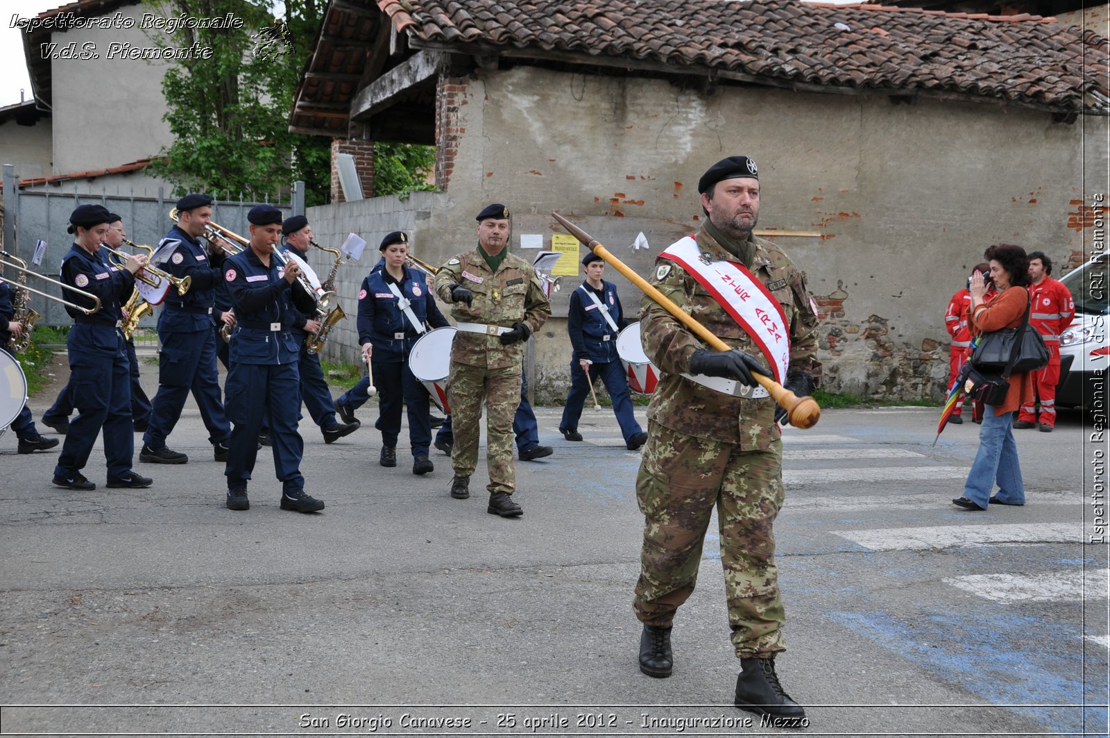 San Giorgio Canavese - 25 aprile 2012 - Inaugurazione Mezzo - Croce Rossa Italiana - Ispettorato Regionale Volontari del Soccorso Piemonte