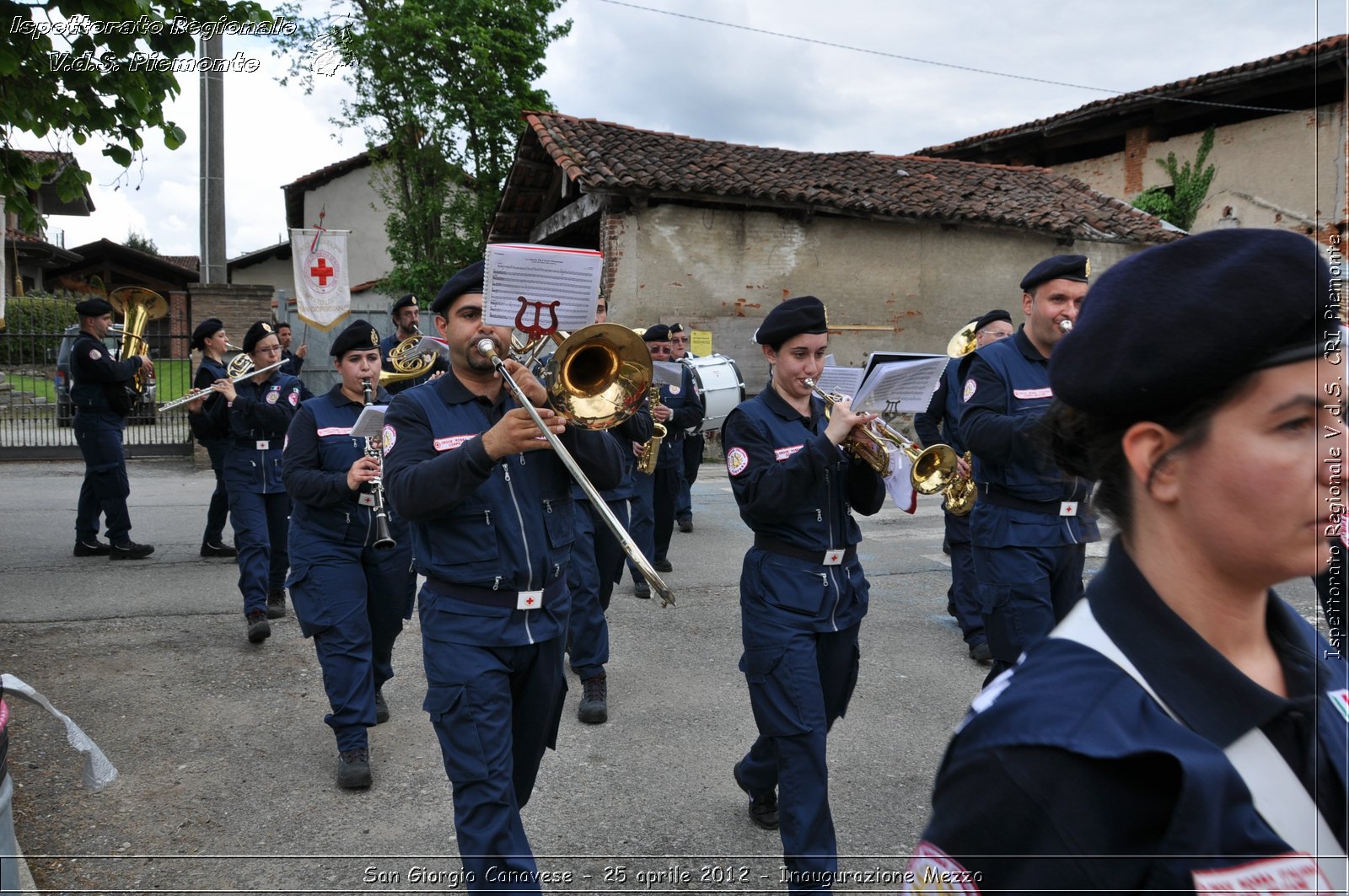 San Giorgio Canavese - 25 aprile 2012 - Inaugurazione Mezzo - Croce Rossa Italiana - Ispettorato Regionale Volontari del Soccorso Piemonte