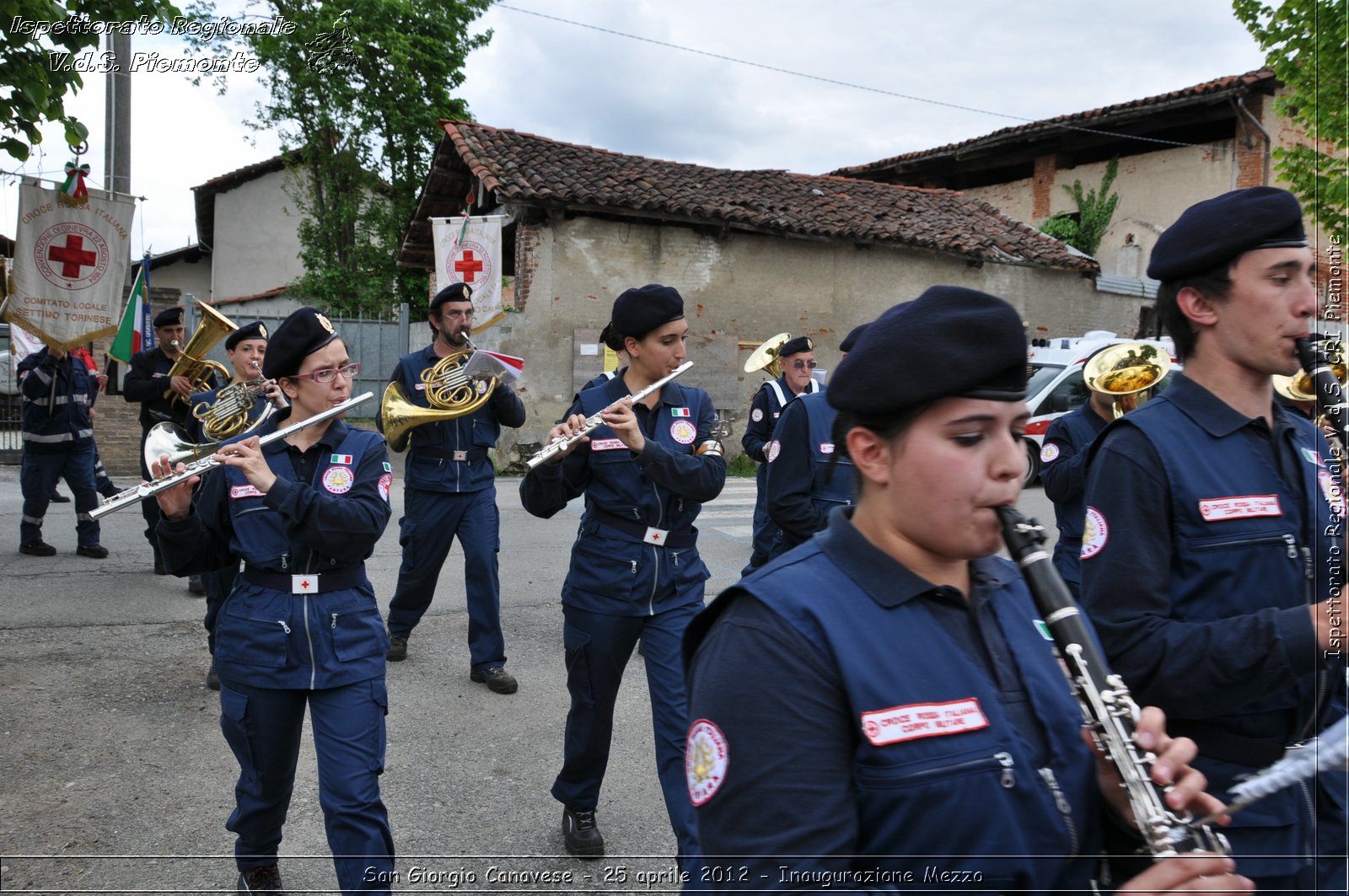 San Giorgio Canavese - 25 aprile 2012 - Inaugurazione Mezzo - Croce Rossa Italiana - Ispettorato Regionale Volontari del Soccorso Piemonte