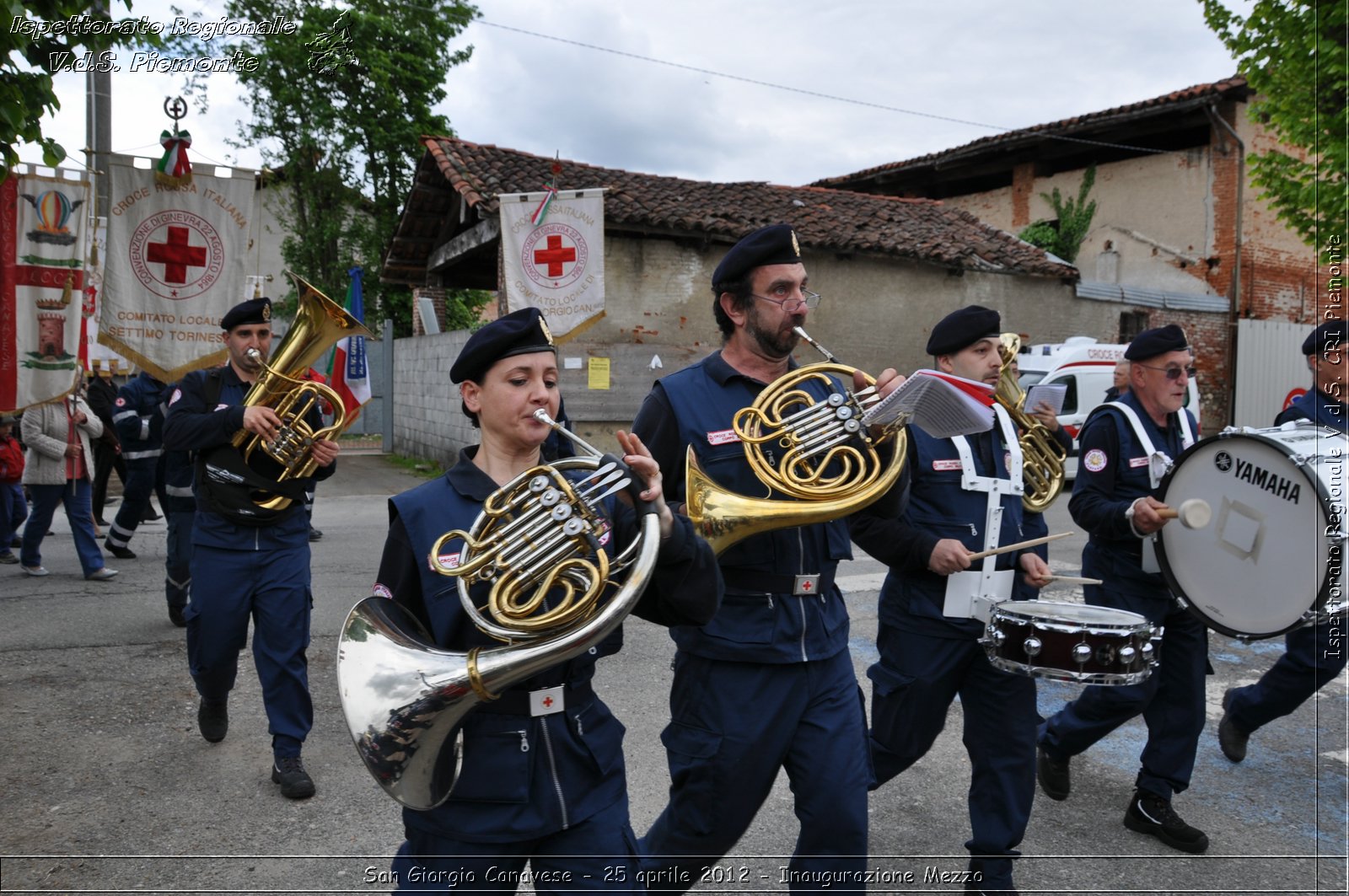 San Giorgio Canavese - 25 aprile 2012 - Inaugurazione Mezzo - Croce Rossa Italiana - Ispettorato Regionale Volontari del Soccorso Piemonte