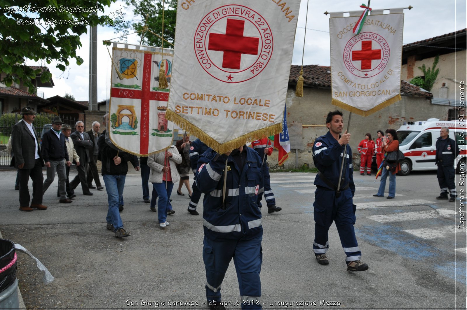 San Giorgio Canavese - 25 aprile 2012 - Inaugurazione Mezzo - Croce Rossa Italiana - Ispettorato Regionale Volontari del Soccorso Piemonte