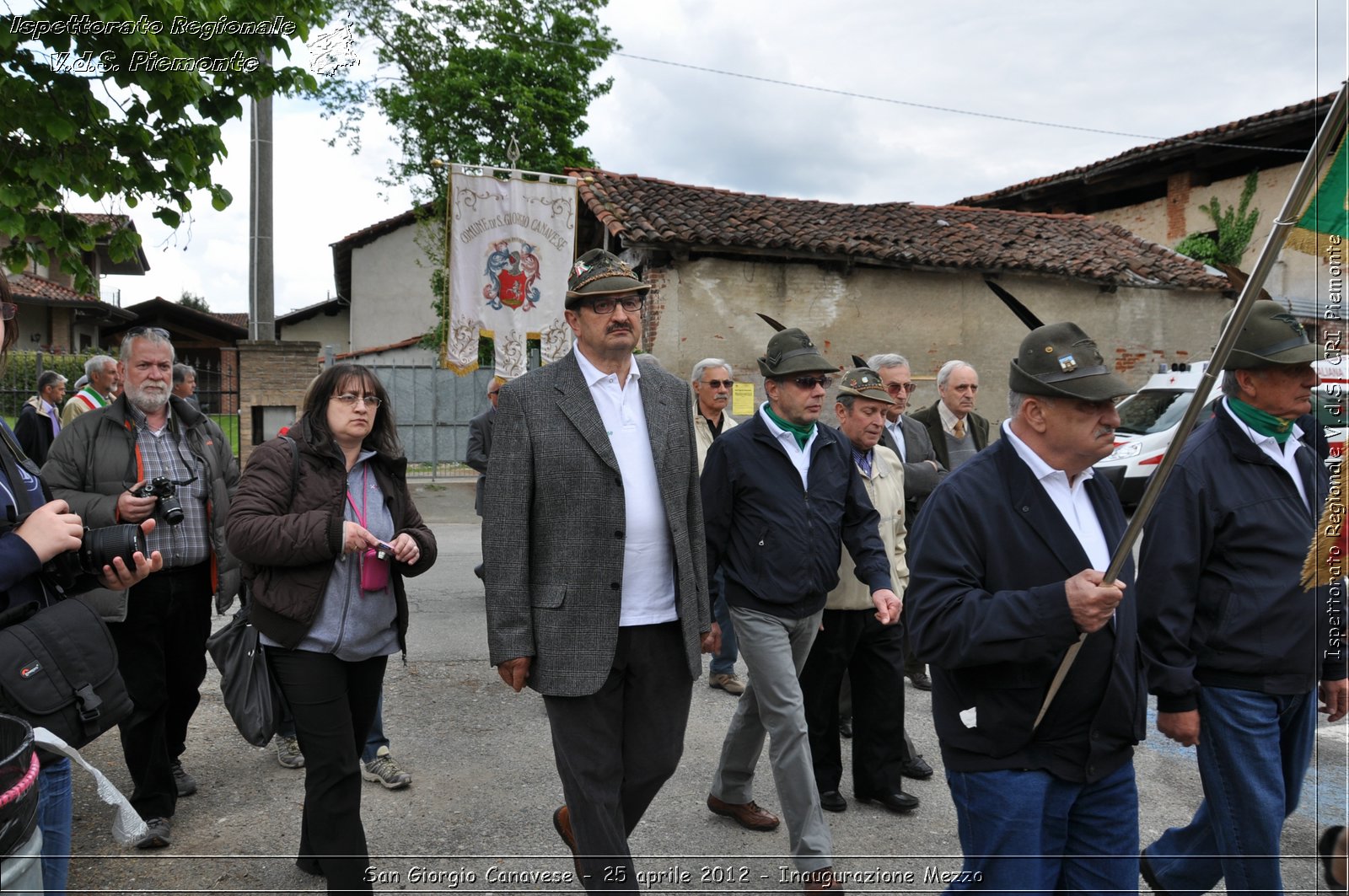 San Giorgio Canavese - 25 aprile 2012 - Inaugurazione Mezzo - Croce Rossa Italiana - Ispettorato Regionale Volontari del Soccorso Piemonte