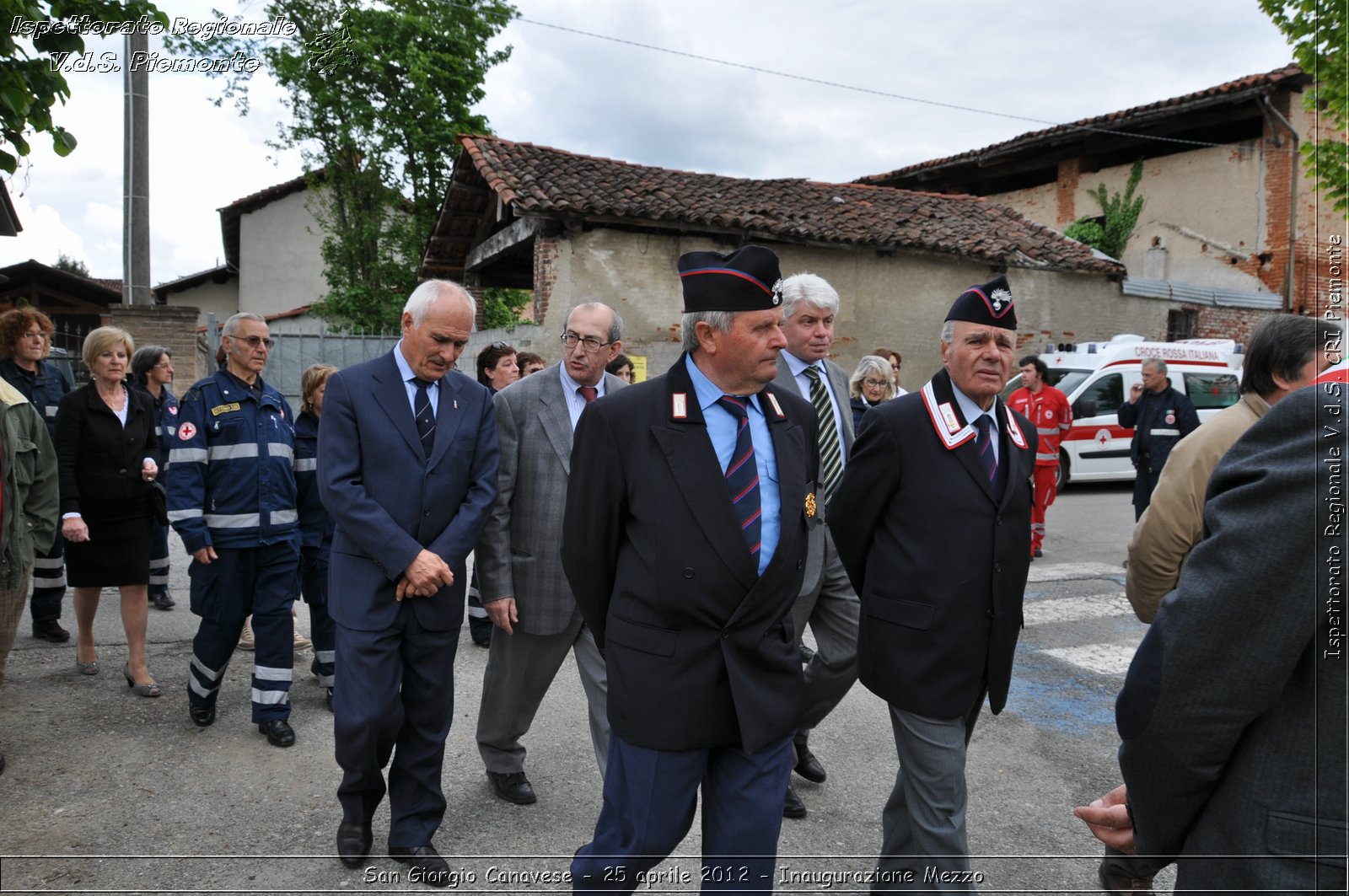 San Giorgio Canavese - 25 aprile 2012 - Inaugurazione Mezzo - Croce Rossa Italiana - Ispettorato Regionale Volontari del Soccorso Piemonte