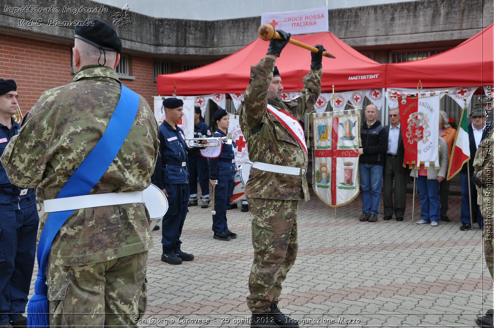 San Giorgio Canavese - 25 aprile 2012 - Inaugurazione Mezzo - Croce Rossa Italiana - Ispettorato Regionale Volontari del Soccorso Piemonte